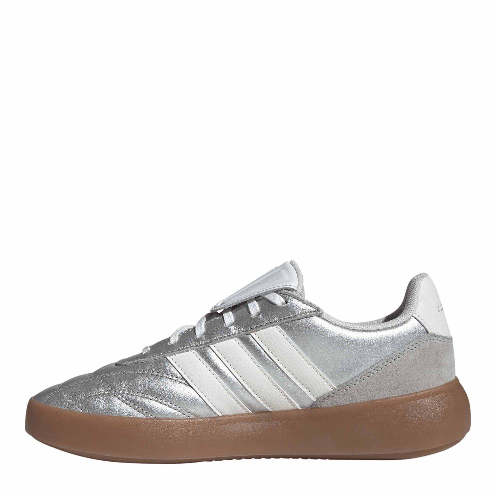Silver/Gum - adidas - Women's Mundial Low-Top Trainers - 2