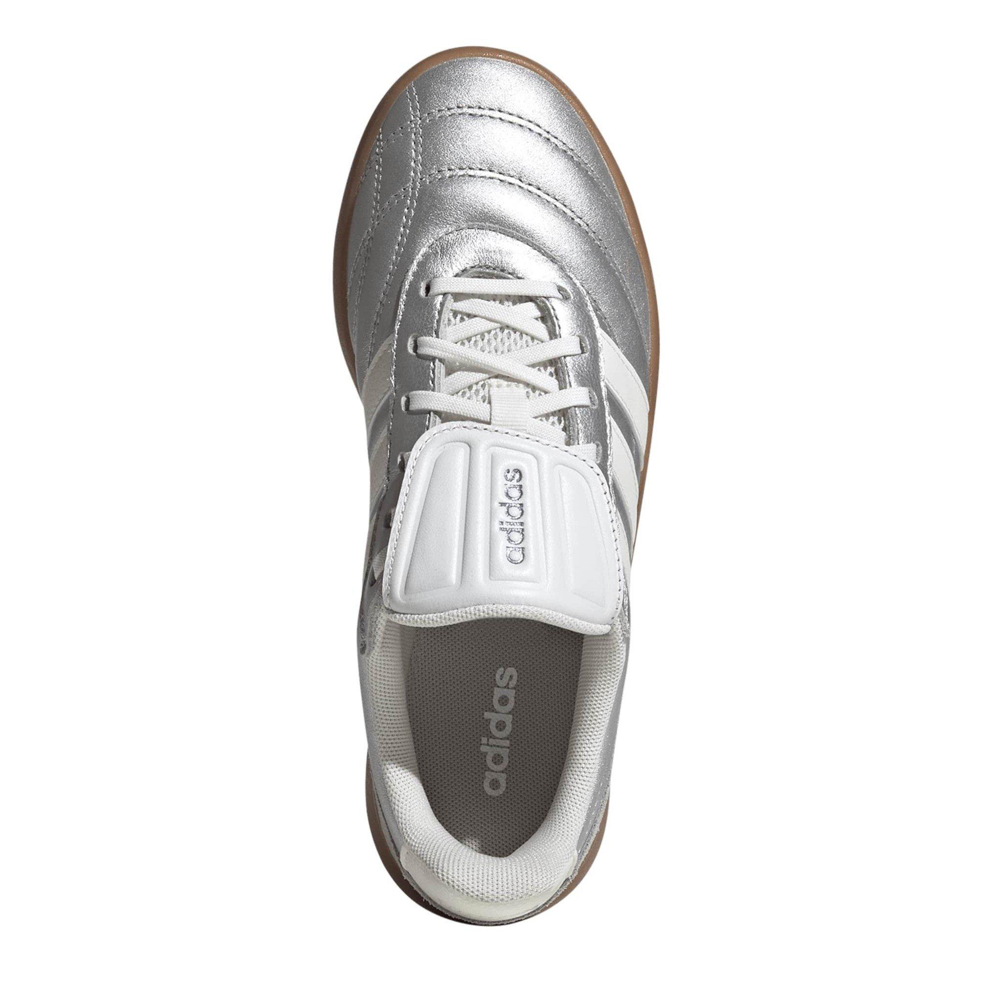 Silver/Gum - adidas - Women's Mundial Low-Top Trainers - 5