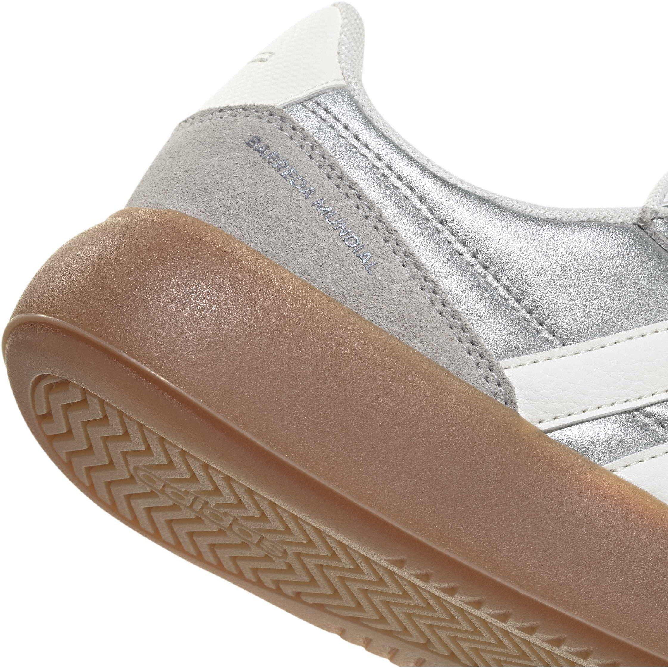 Silver/Gum - adidas - Women's Mundial Low-Top Trainers - 7