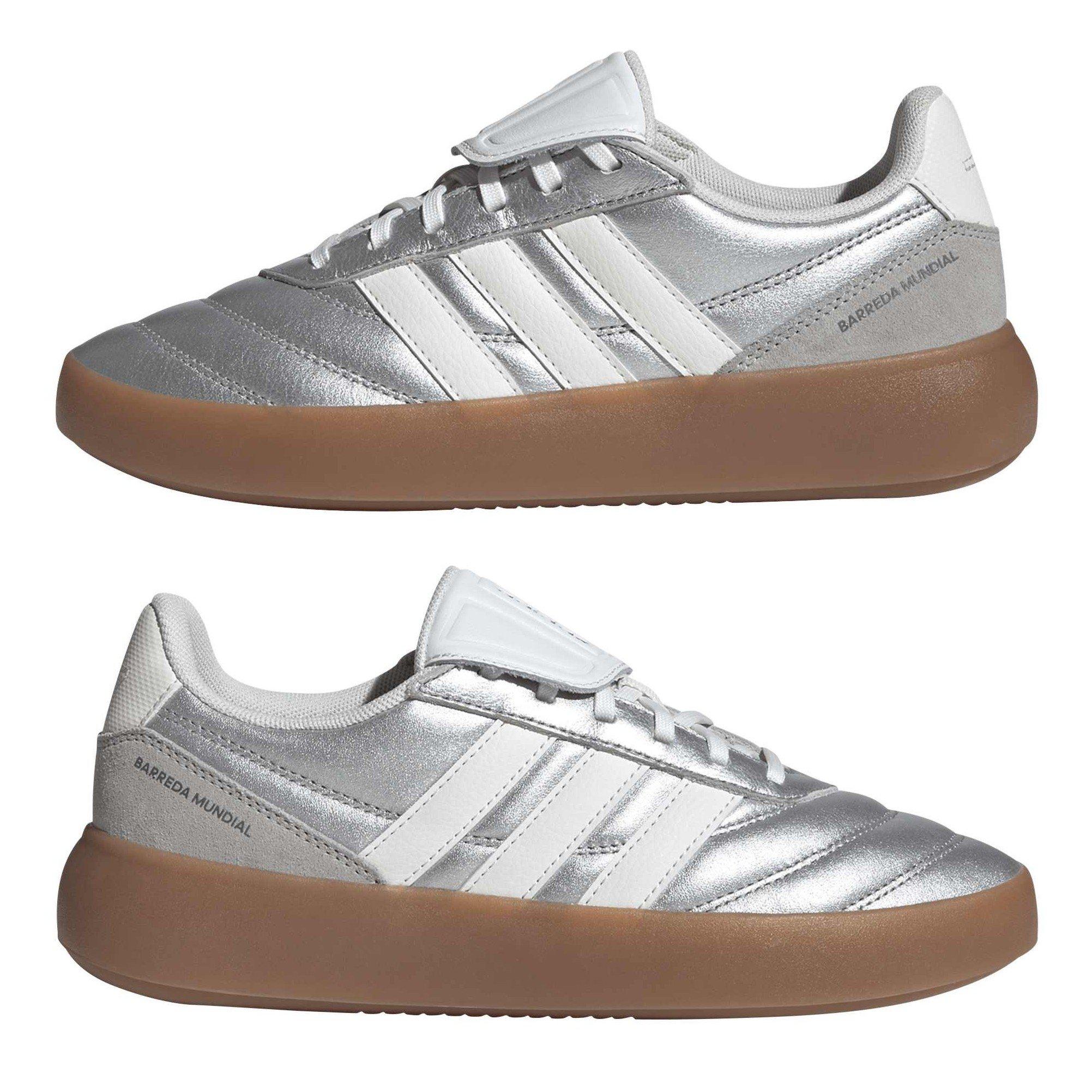 Silver/Gum - adidas - Women's Mundial Low-Top Trainers - 9