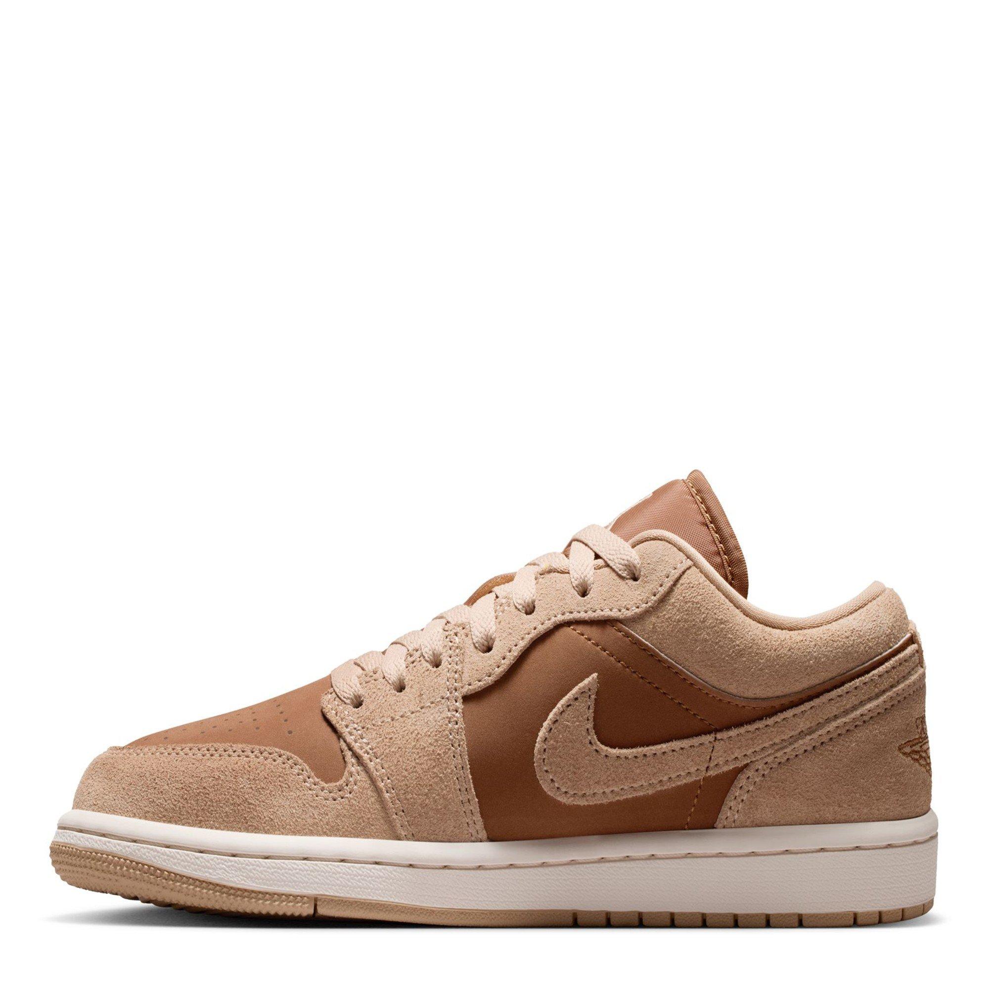 Brown/Tan - Air Jordan - Women's Low-Top Trainers - 2