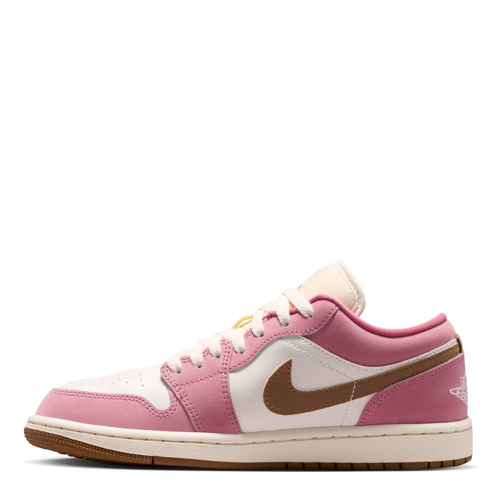Berry/Tan - Air Jordan - Women's Low-Top Trainers - 2