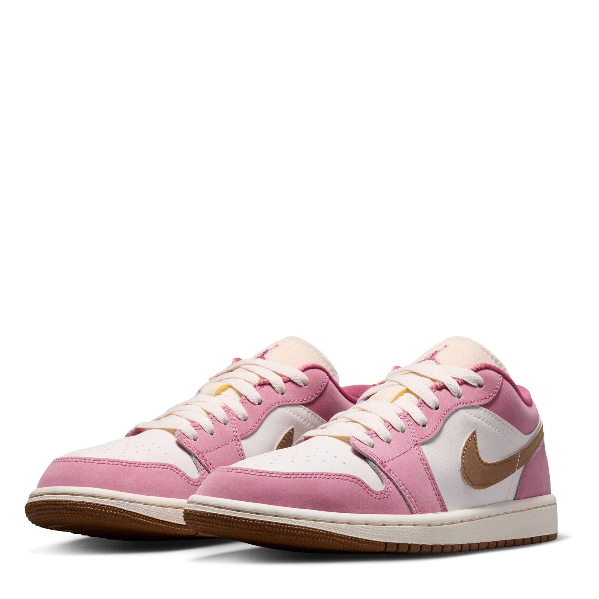 Berry/Tan - Air Jordan - Women's Low-Top Trainers - 3