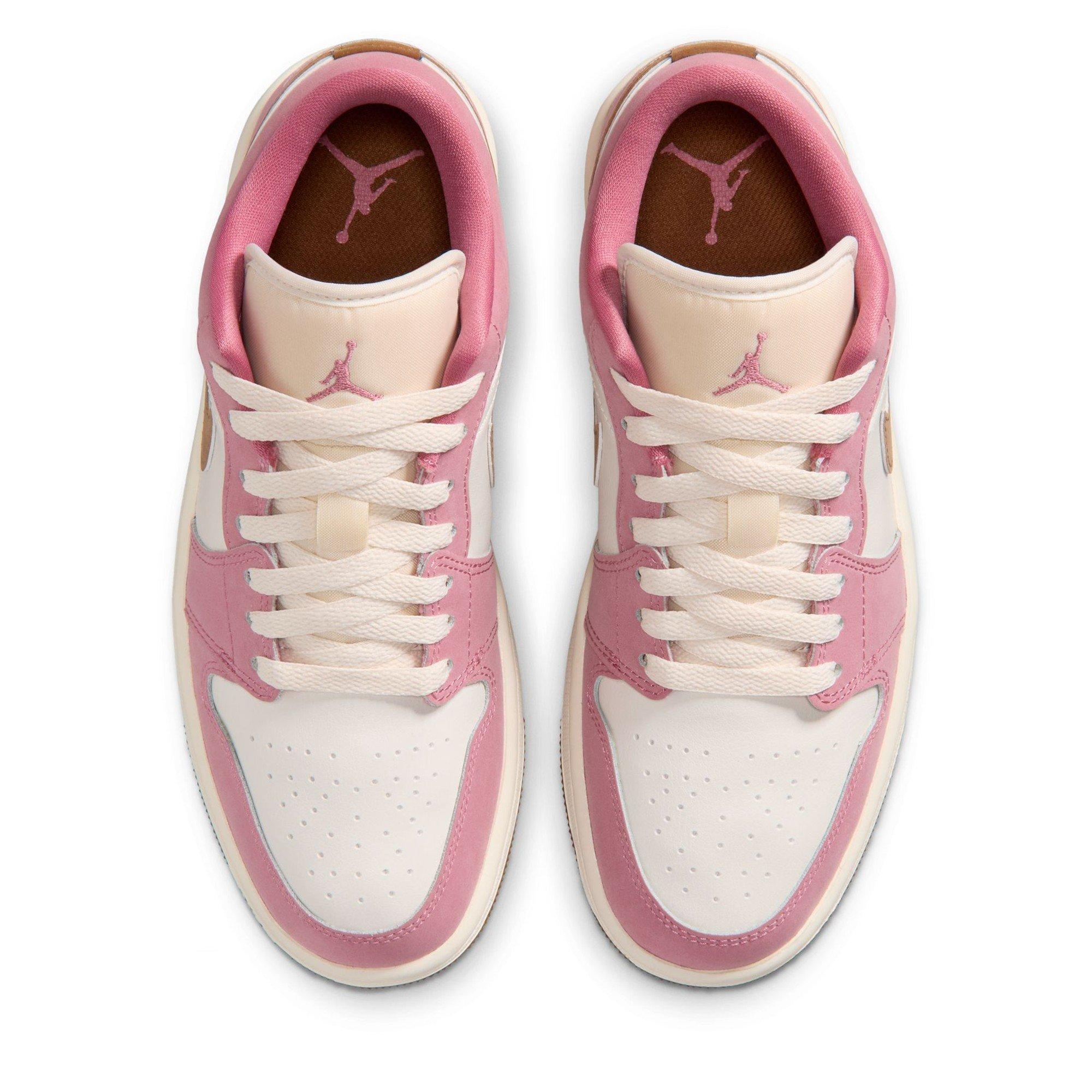 Berry/Tan - Air Jordan - Women's Low-Top Trainers - 5