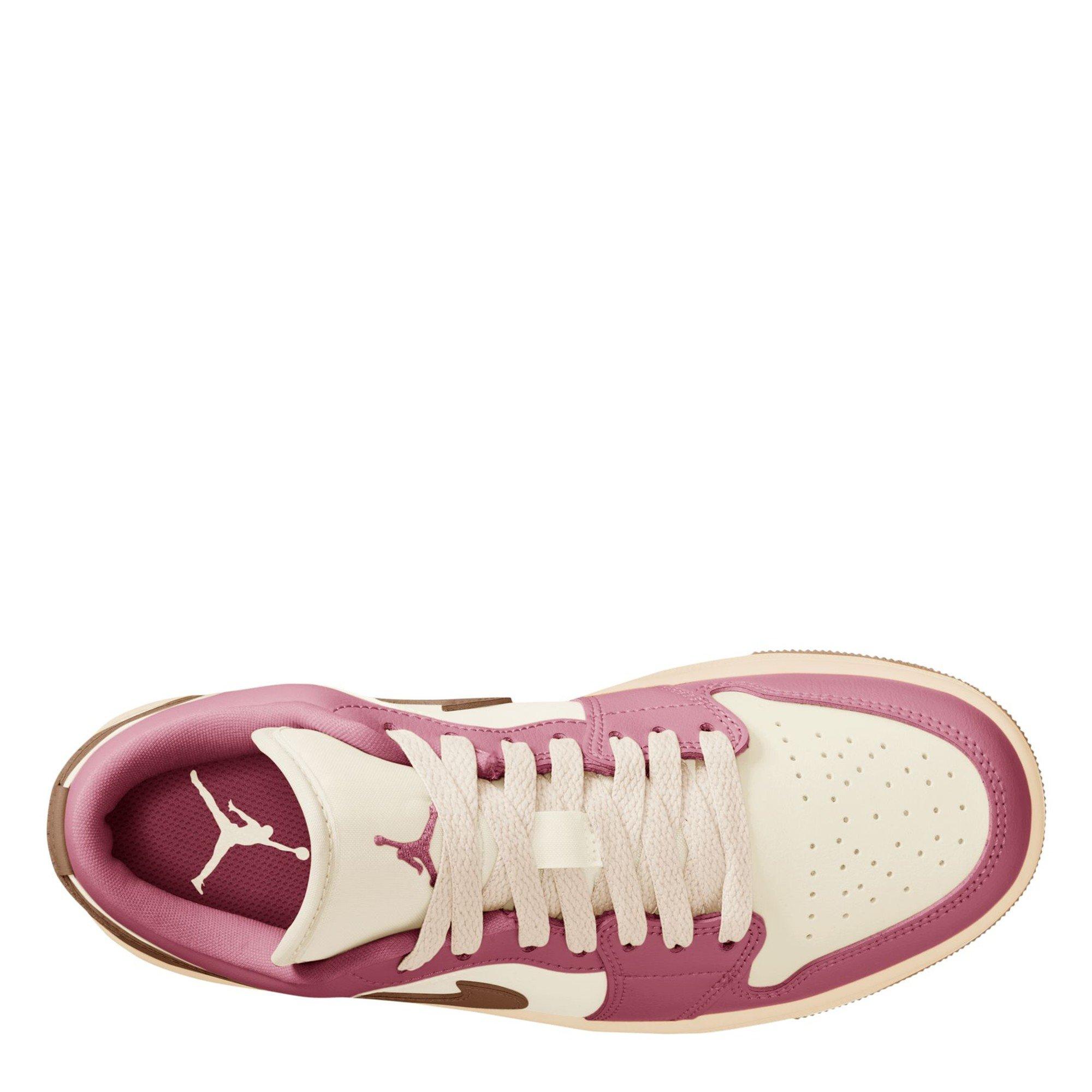 Berry/Tan - Air Jordan - Women's Low-Top Trainers - 9