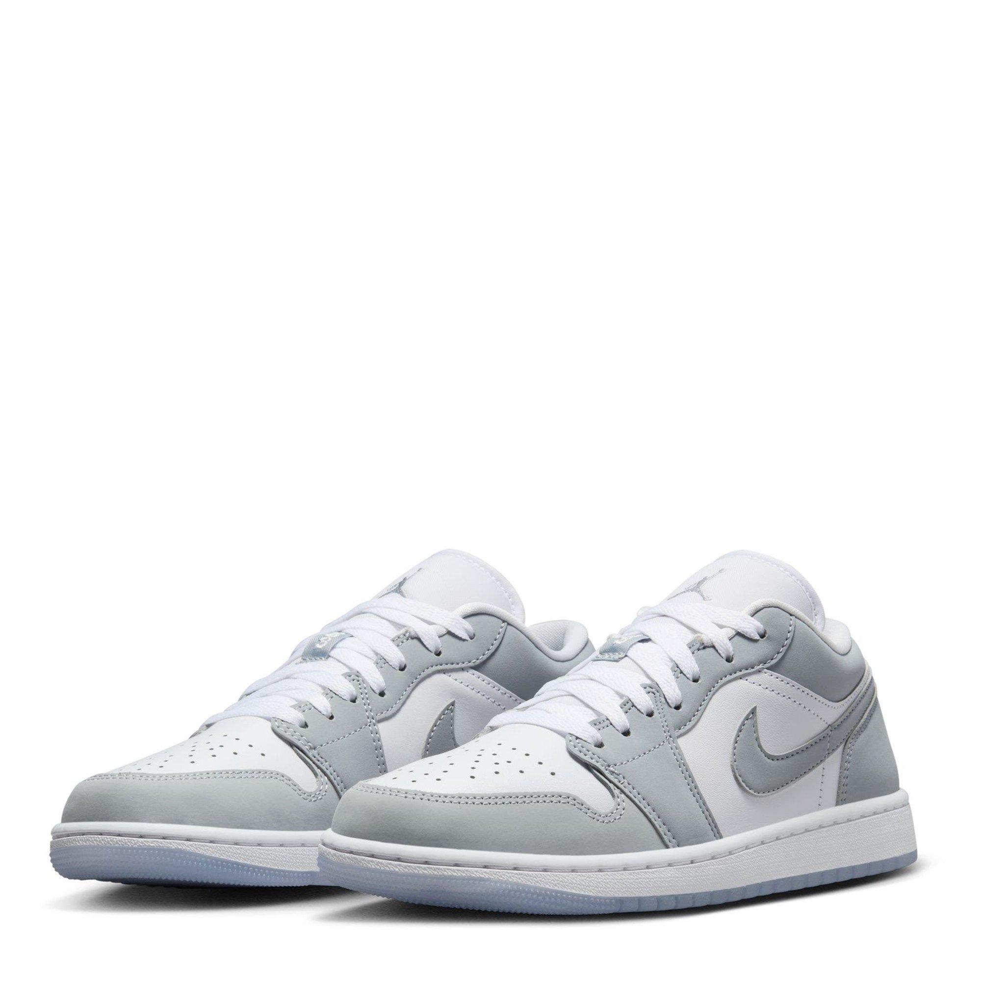 White/Wolf Grey - Air Jordan - Women's Low-Top Trainers - 3