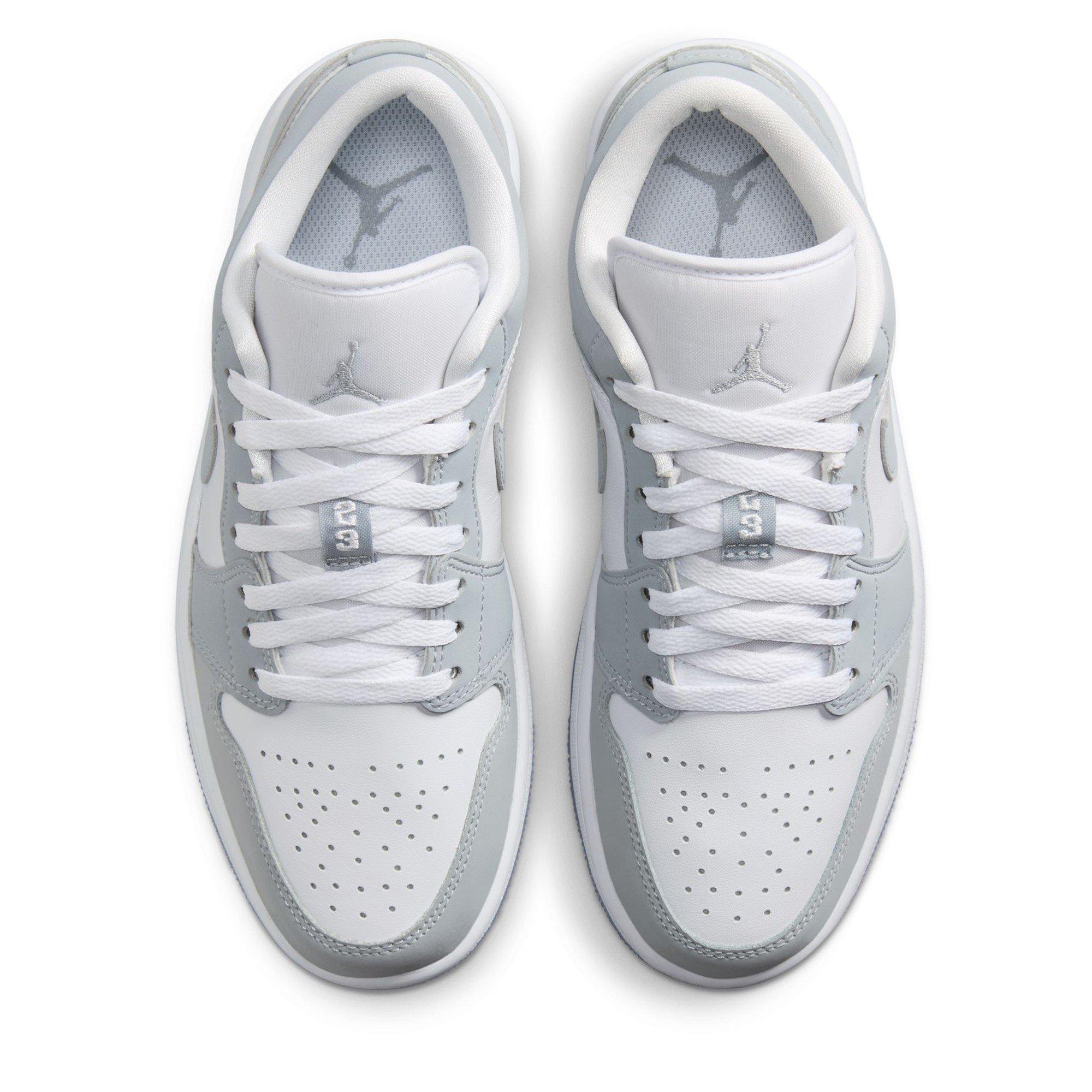 White/Wolf Grey - Air Jordan - Women's Low-Top Trainers - 5