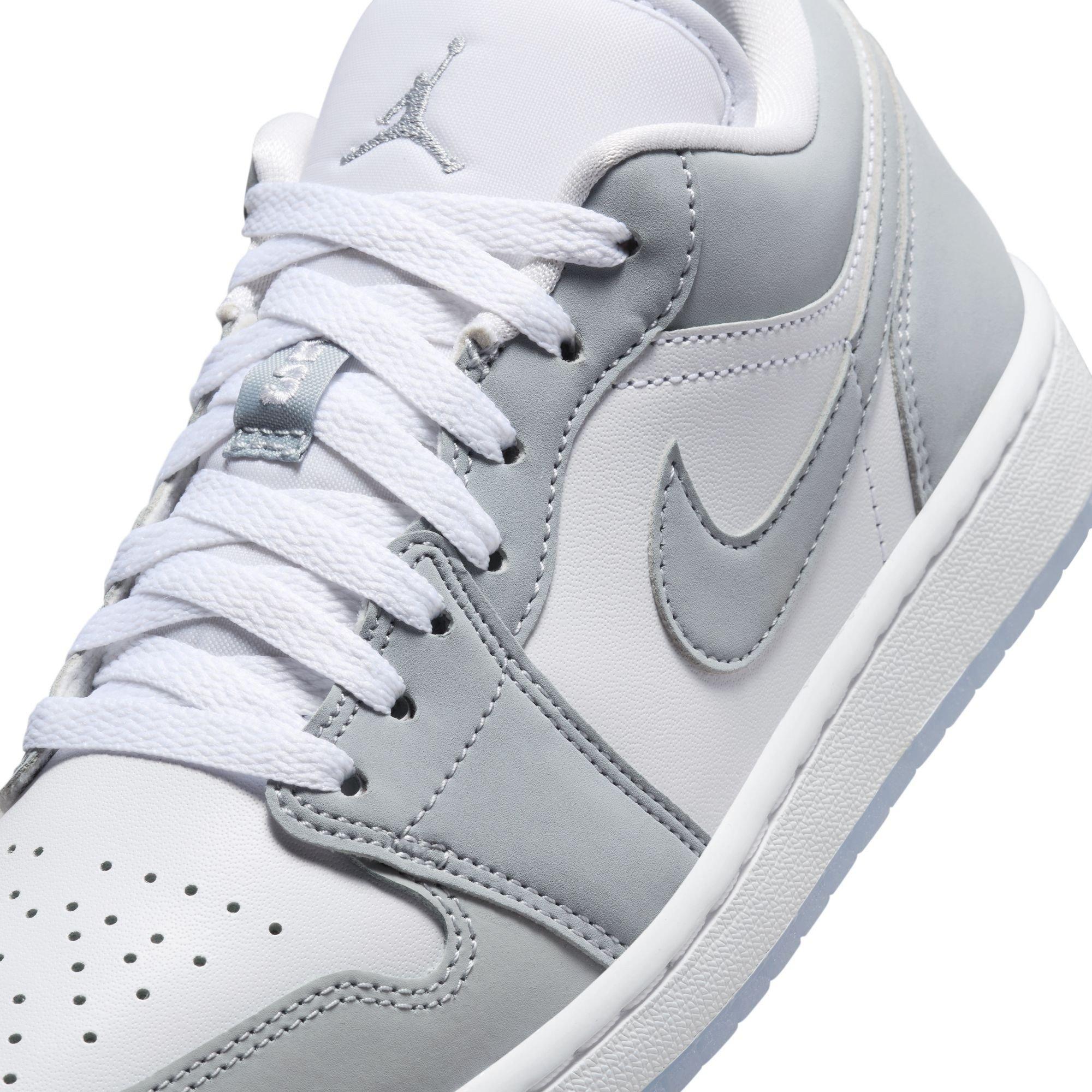 White/Wolf Grey - Air Jordan - Women's Low-Top Trainers - 8