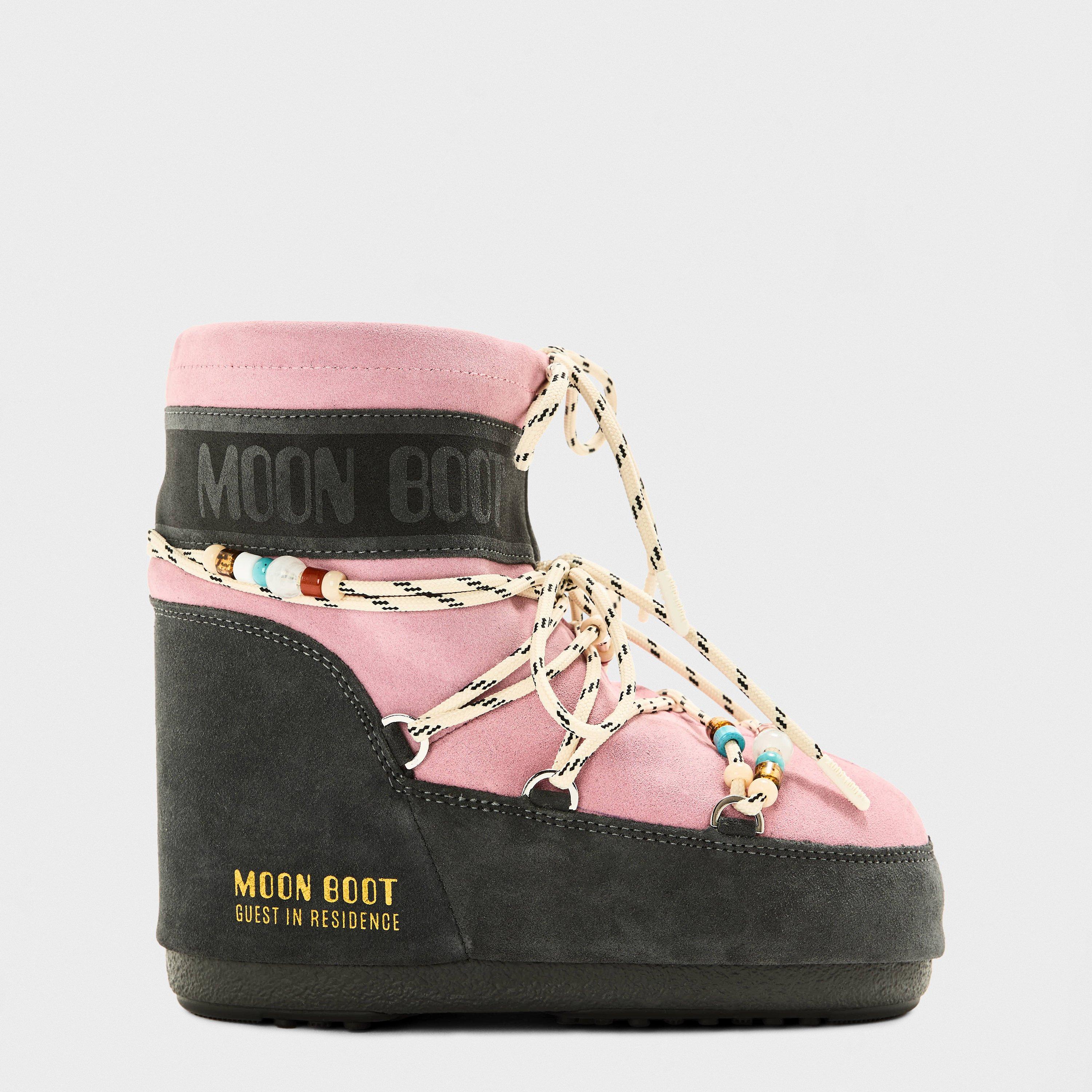 Moon Boot Women's Snow Boots - Grey Rose - 39/41