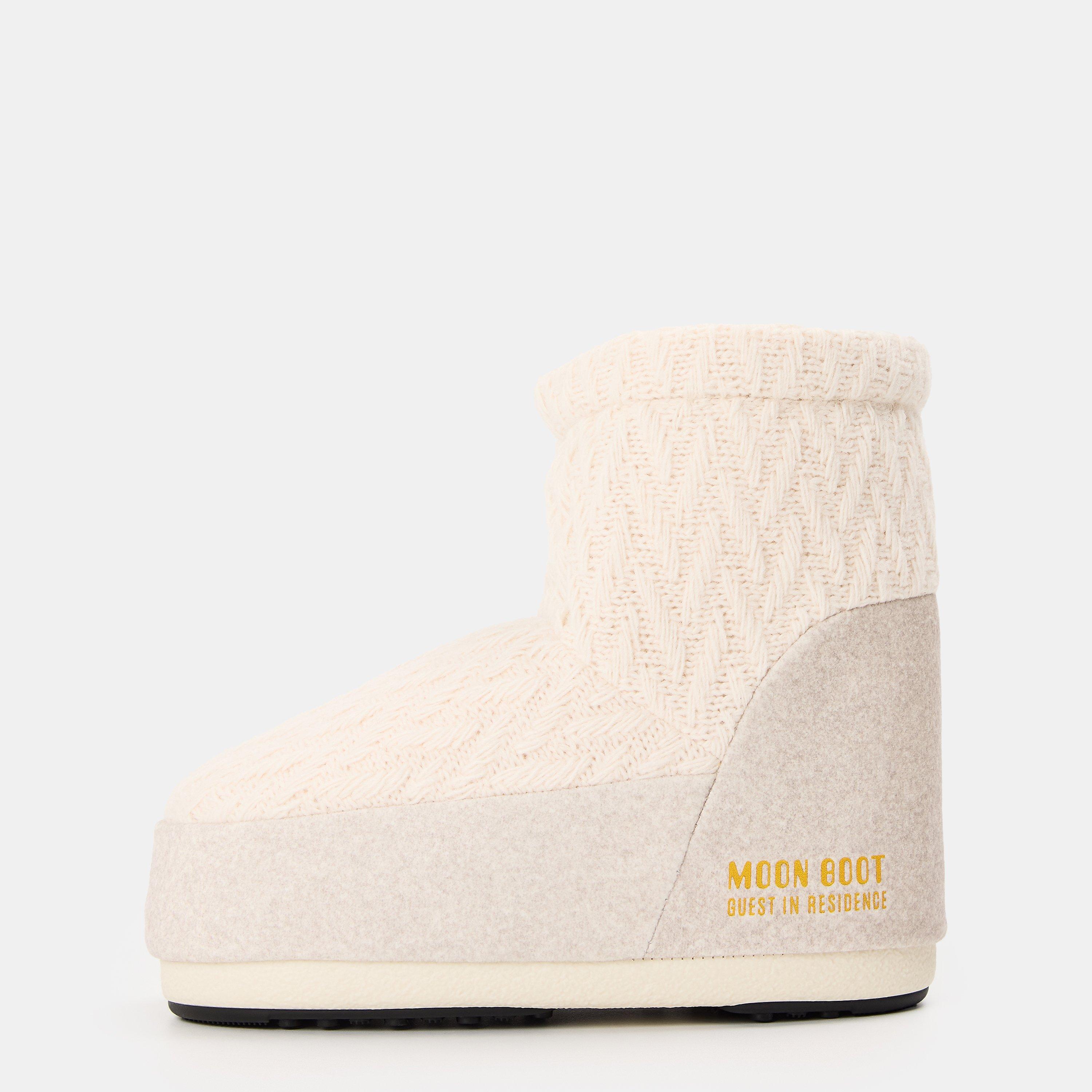 White Sand - Moon Boot - Women's Nolace Snow Boots - 2