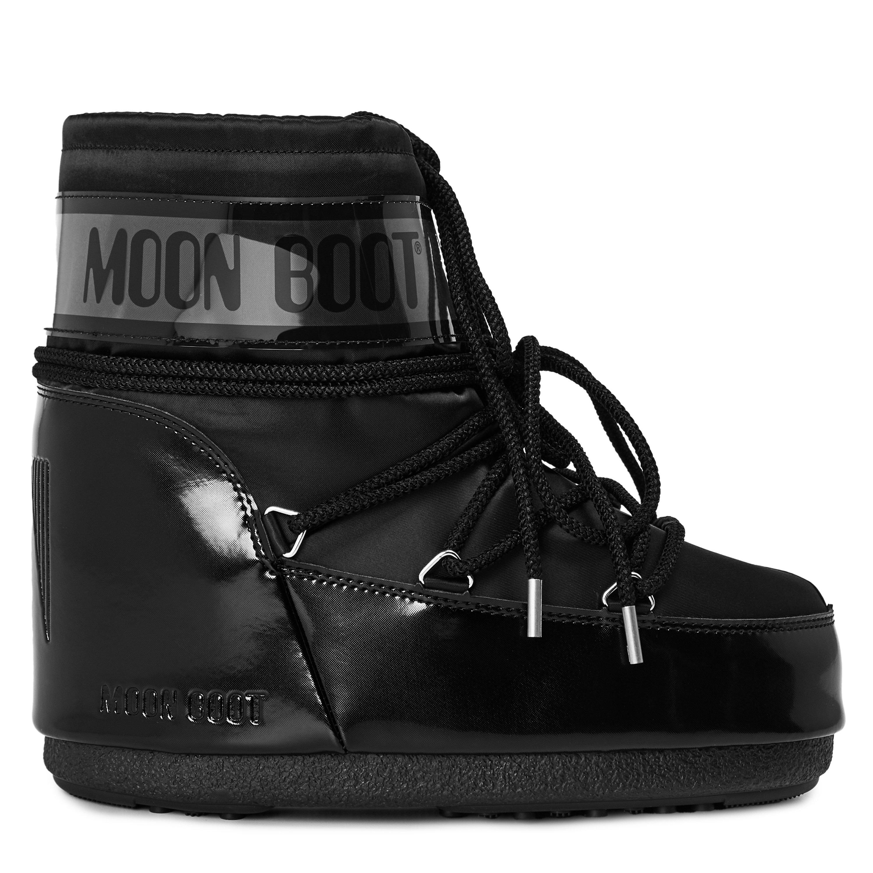 Icon Low Glance Satin Boots