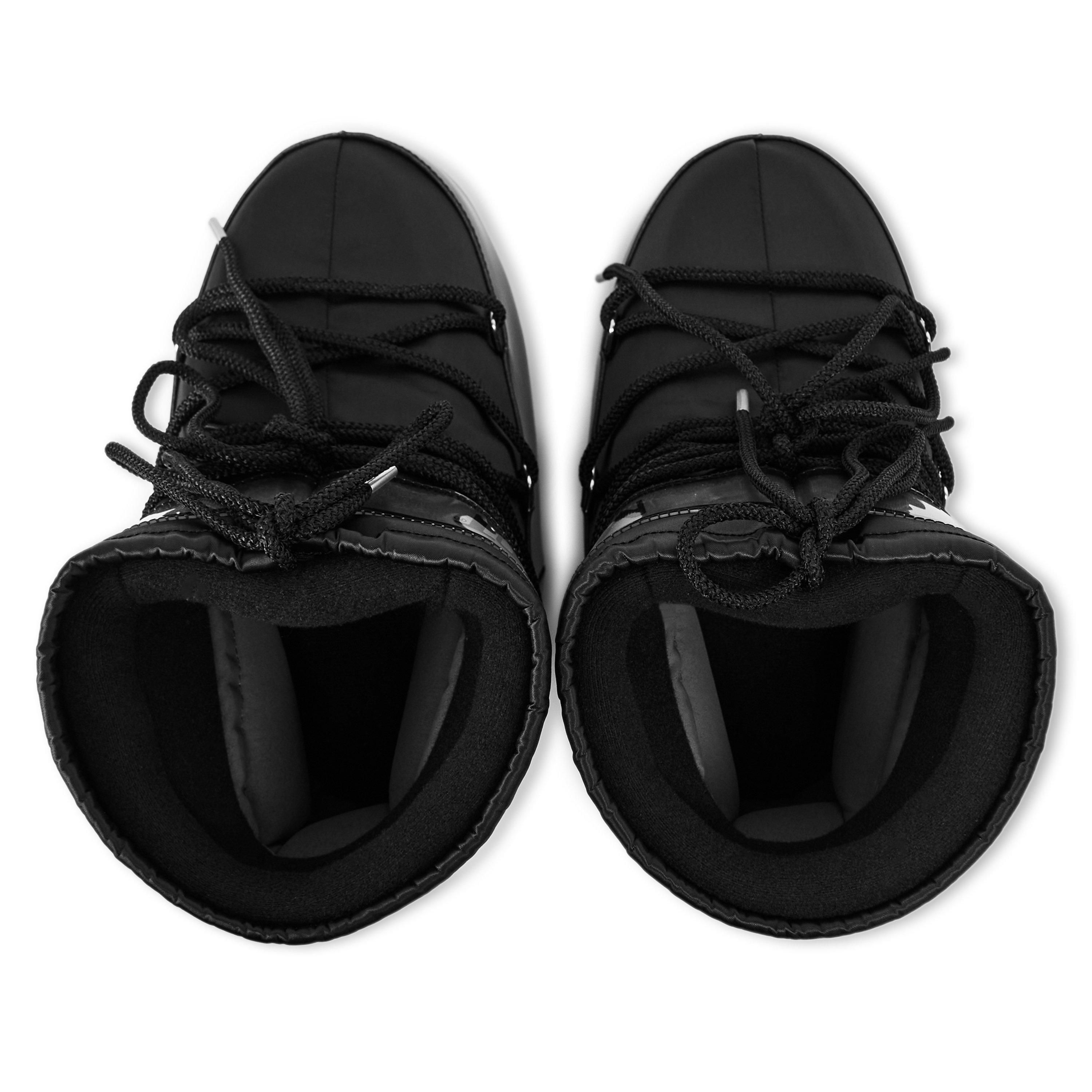 Black - Moon Boot - Icon Low Glance Satin Boots - 4