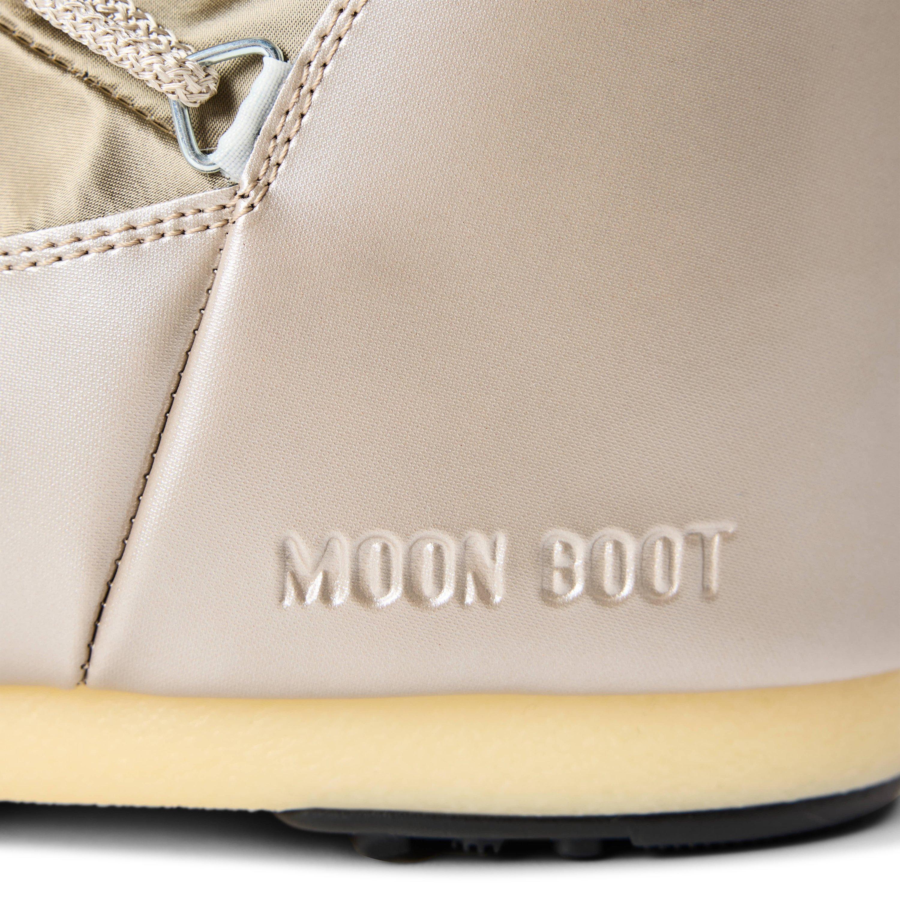 Platinum - Moon Boot - Icon Low Glance Satin Boots - 3