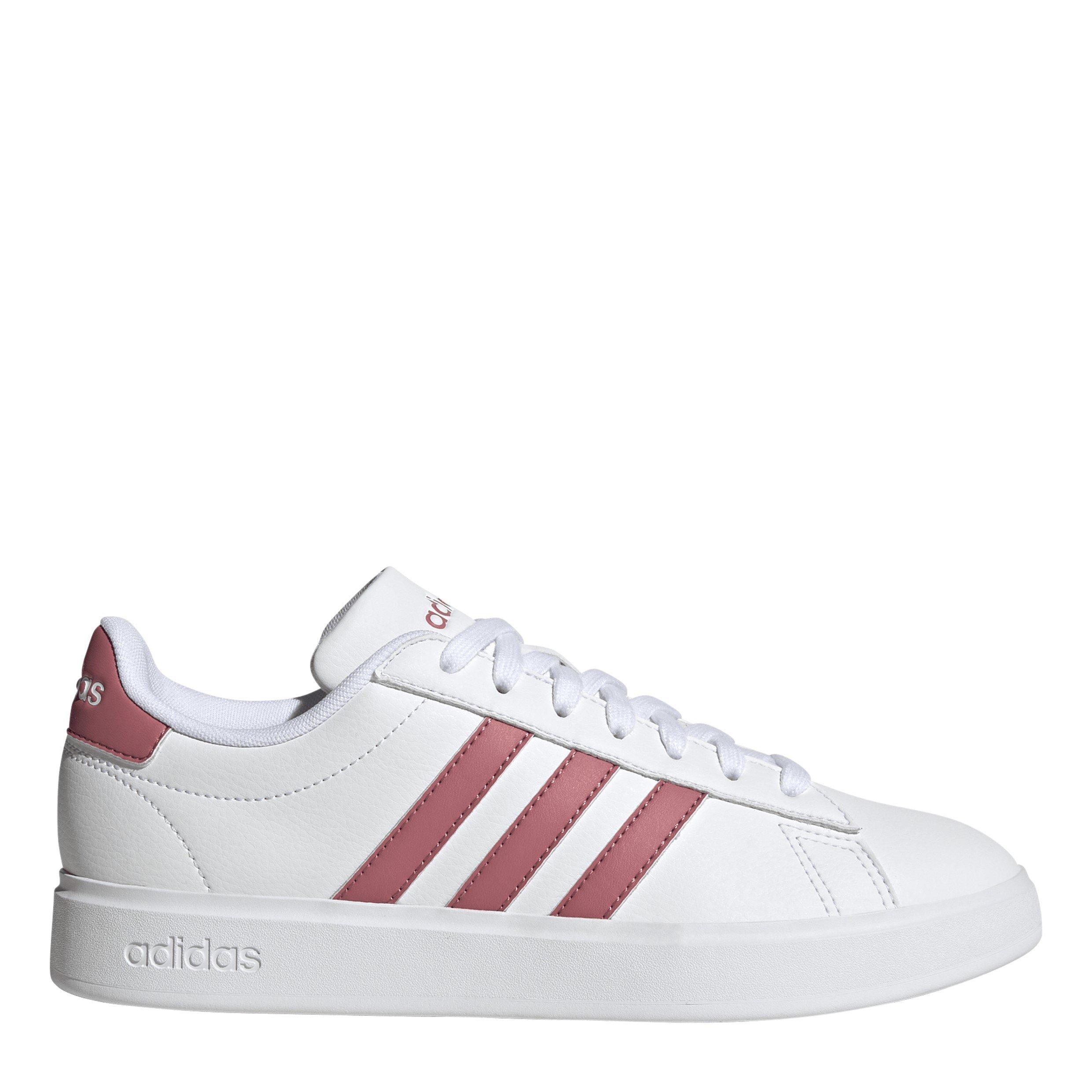White/Pink Stra - adidas - Women's Low-Top Trainers - 1