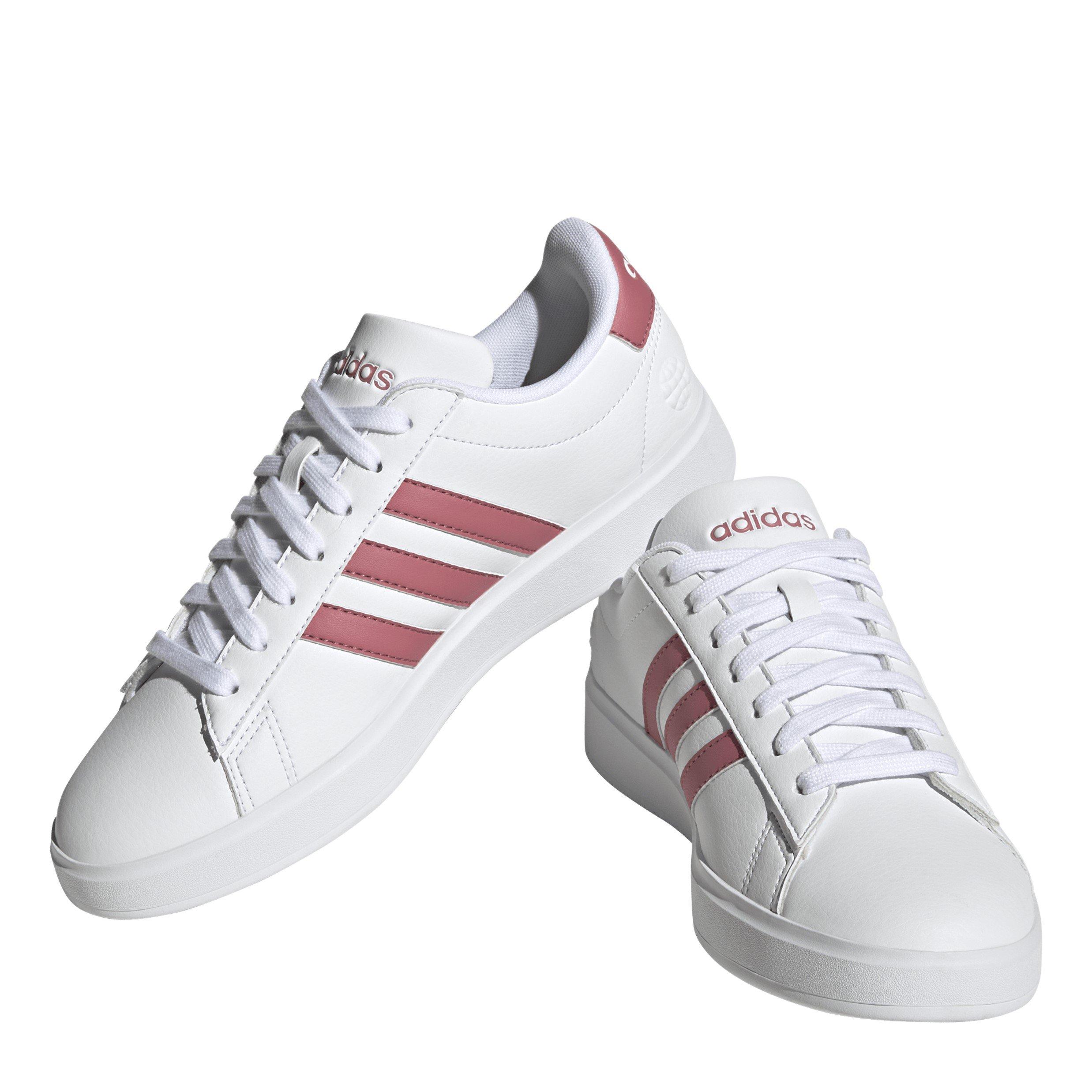 White/Pink Stra - adidas - Low-Top Trainers - 3