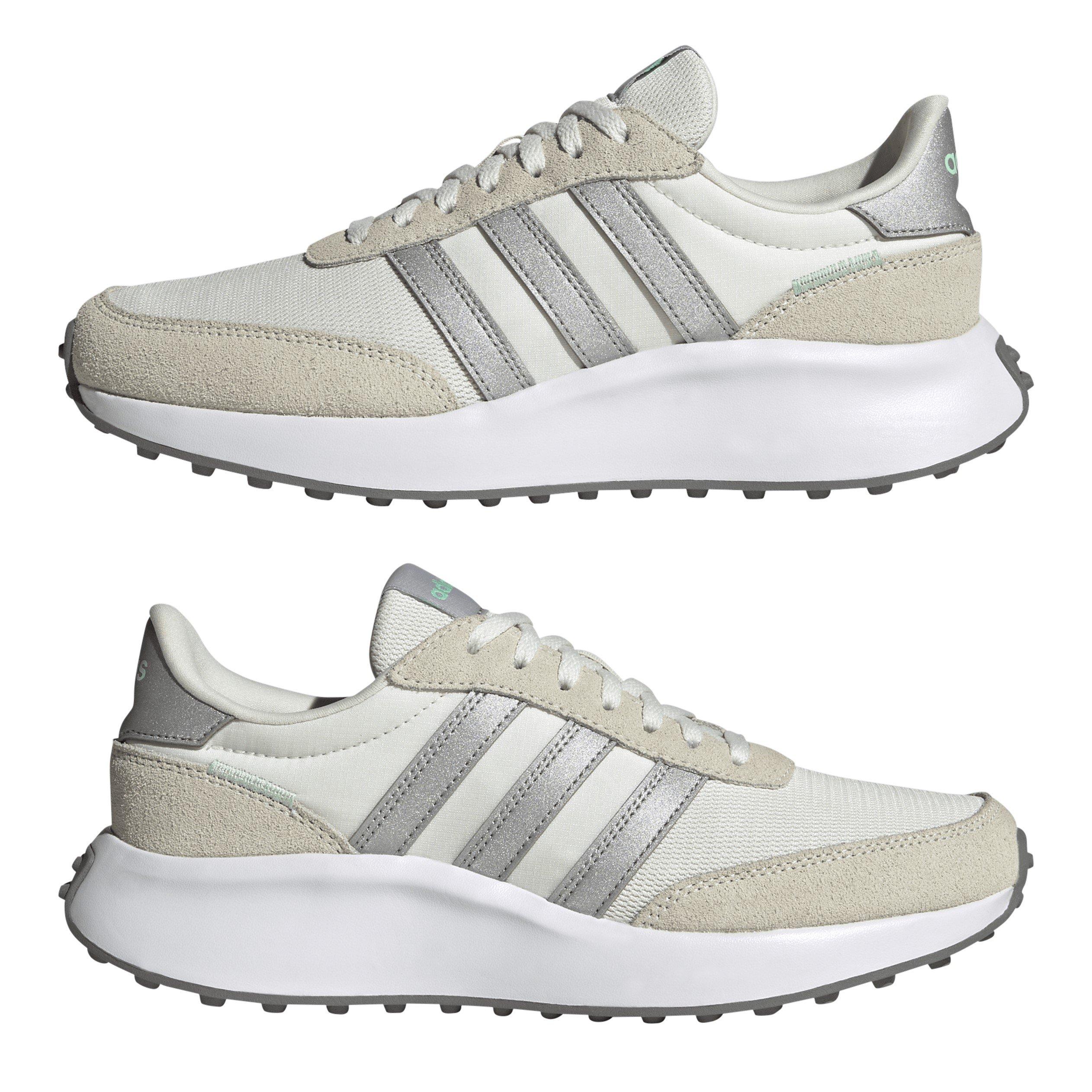 White Tint/Silv - adidas - Women's Low-Top Trainers - 9