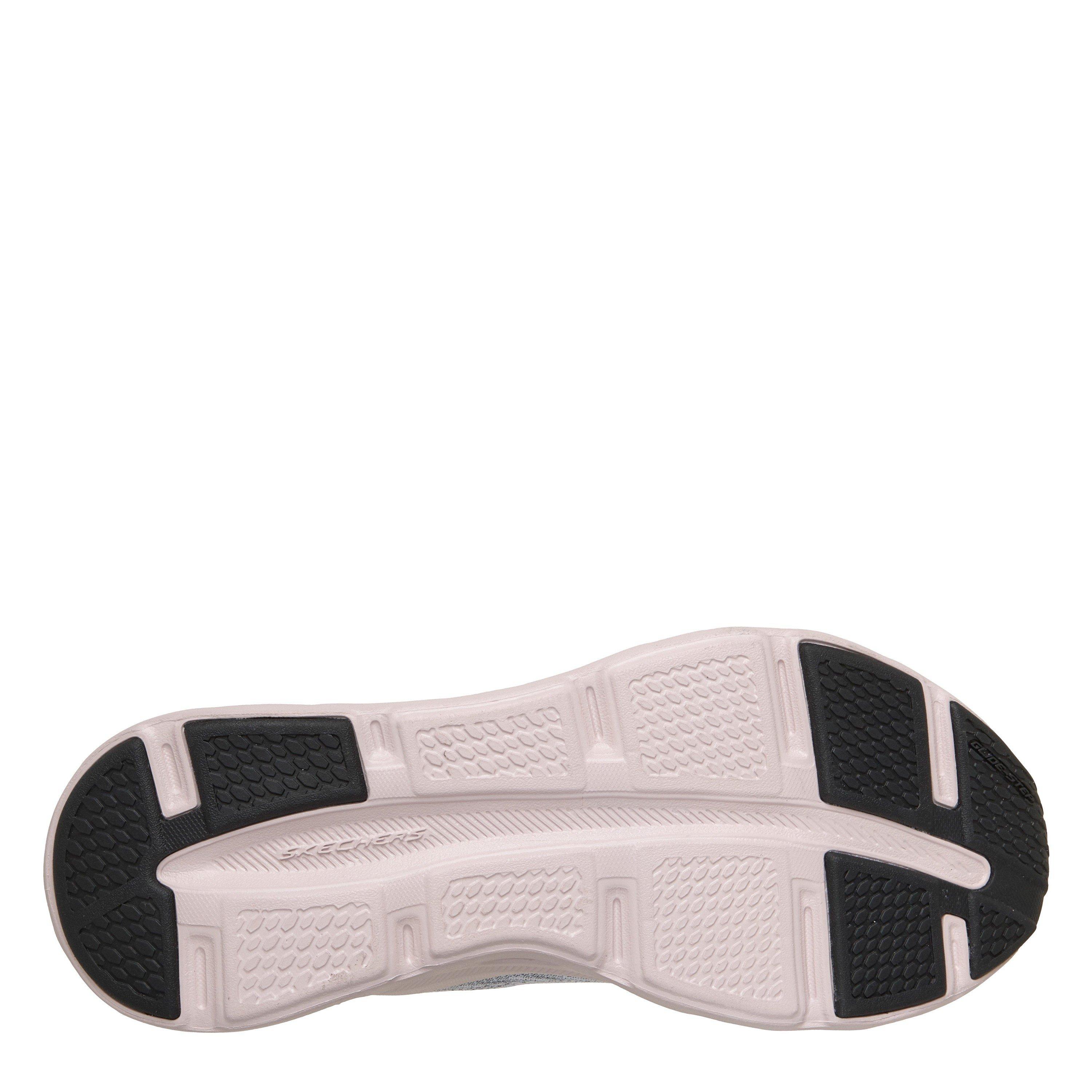 White/Pink - Skechers - Engineered Mesh Knotted Bungee Slip On Trainers Womens - 5