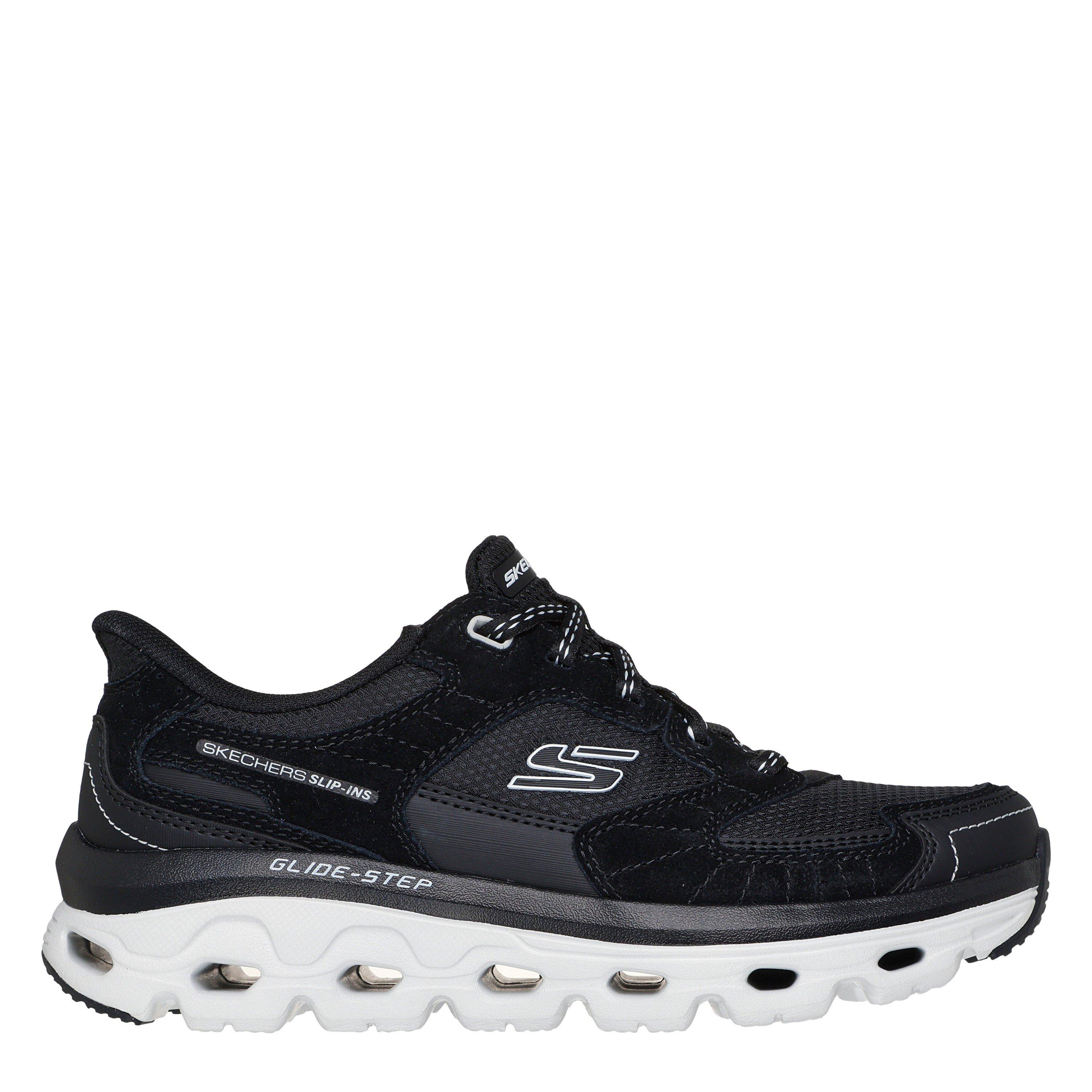 Black - Skechers - Glide-Stepsole-Paradisevalley Slip On Trainers Womens - 1