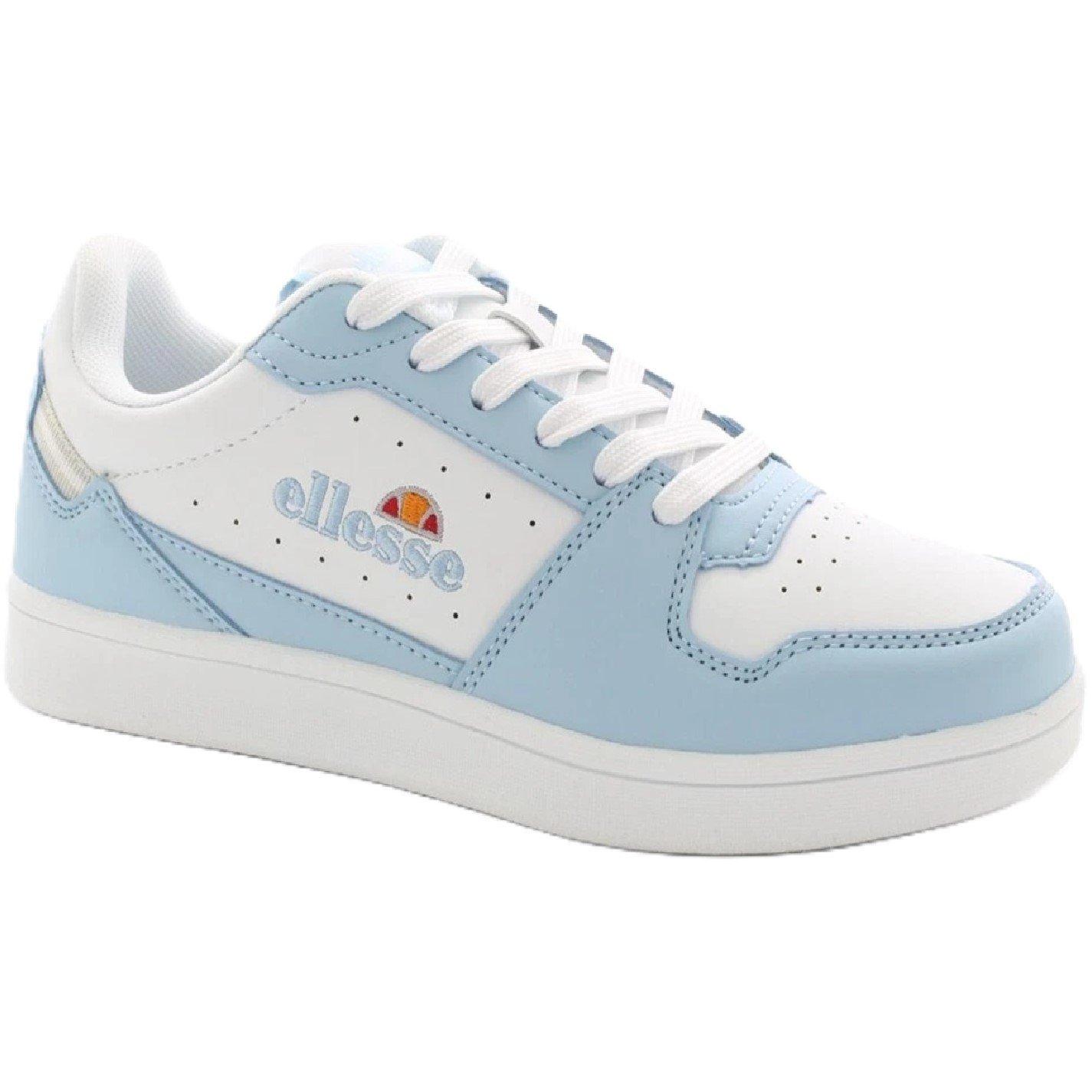 White/Skyblue - Ellesse - Women's Nole Low-Top Trainers - 1