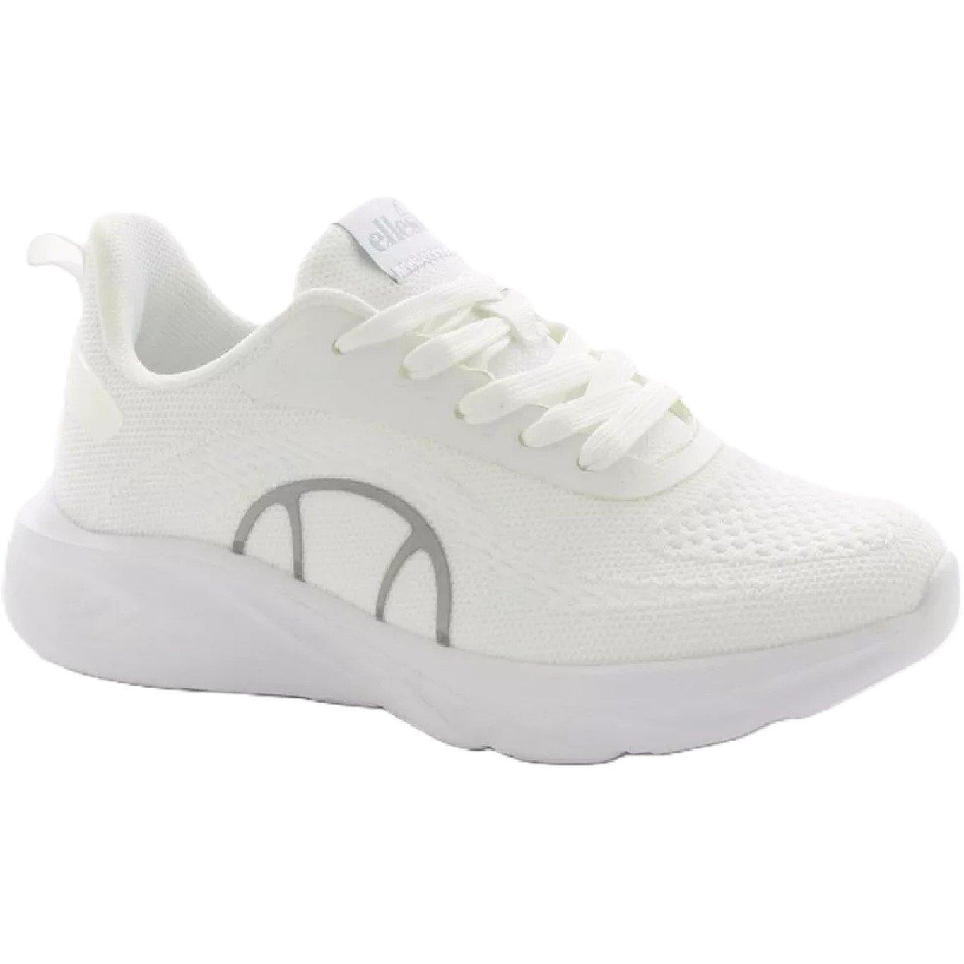 Ellesse Women's Como Runner Low-Top Trainers - White/Silver - 7 (40)