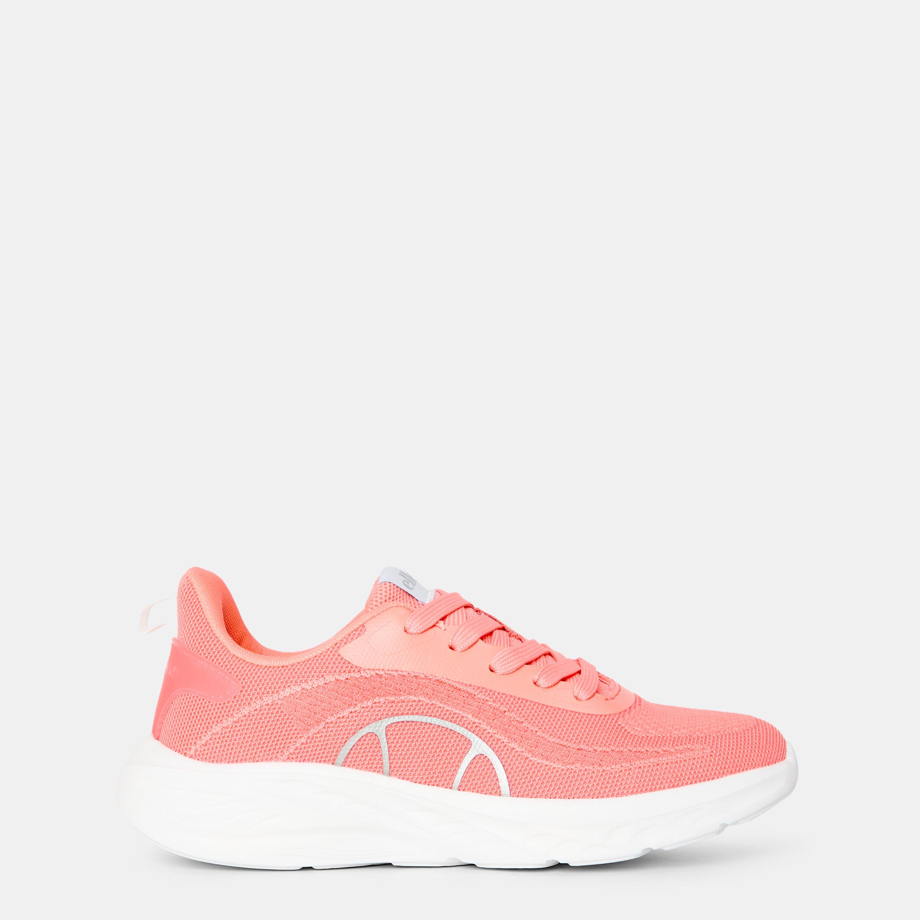 Ellesse Women's Como Runner Low-Top Trainers - Salmon/White - 7 (40)