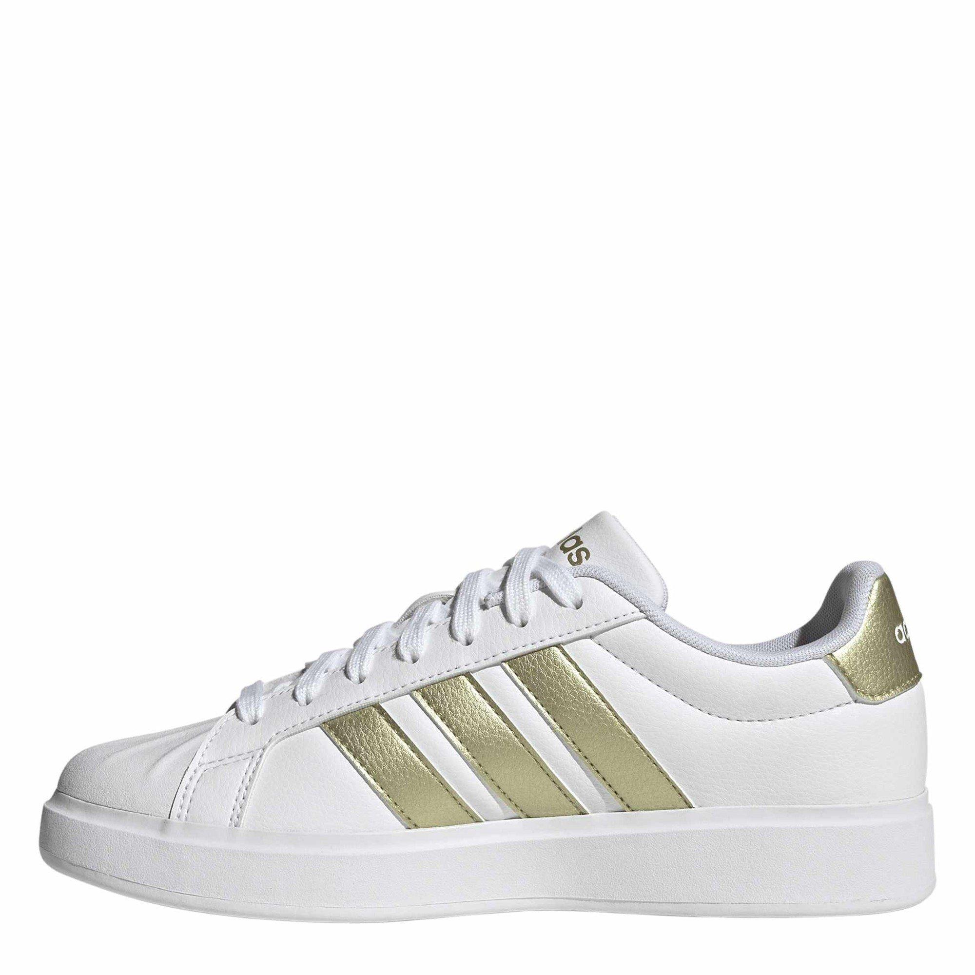 Weiß/Gold/Weiß - adidas - Women's Low-Top Trainers - 2