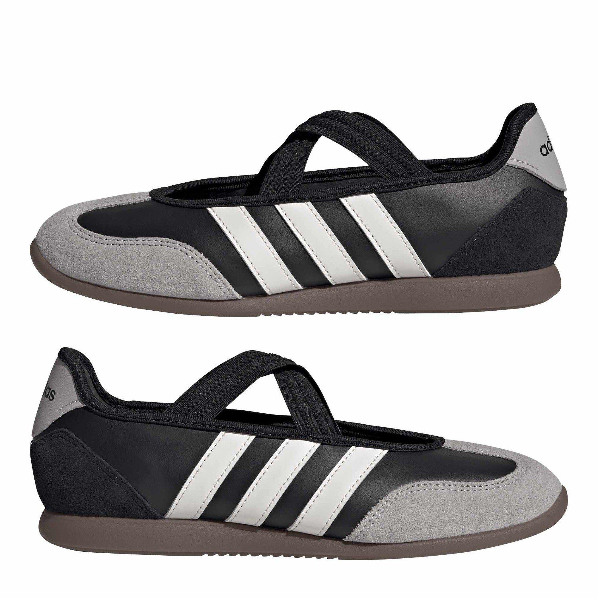 Black/White/Gum - adidas - Women's Low-Top Trainers - 9