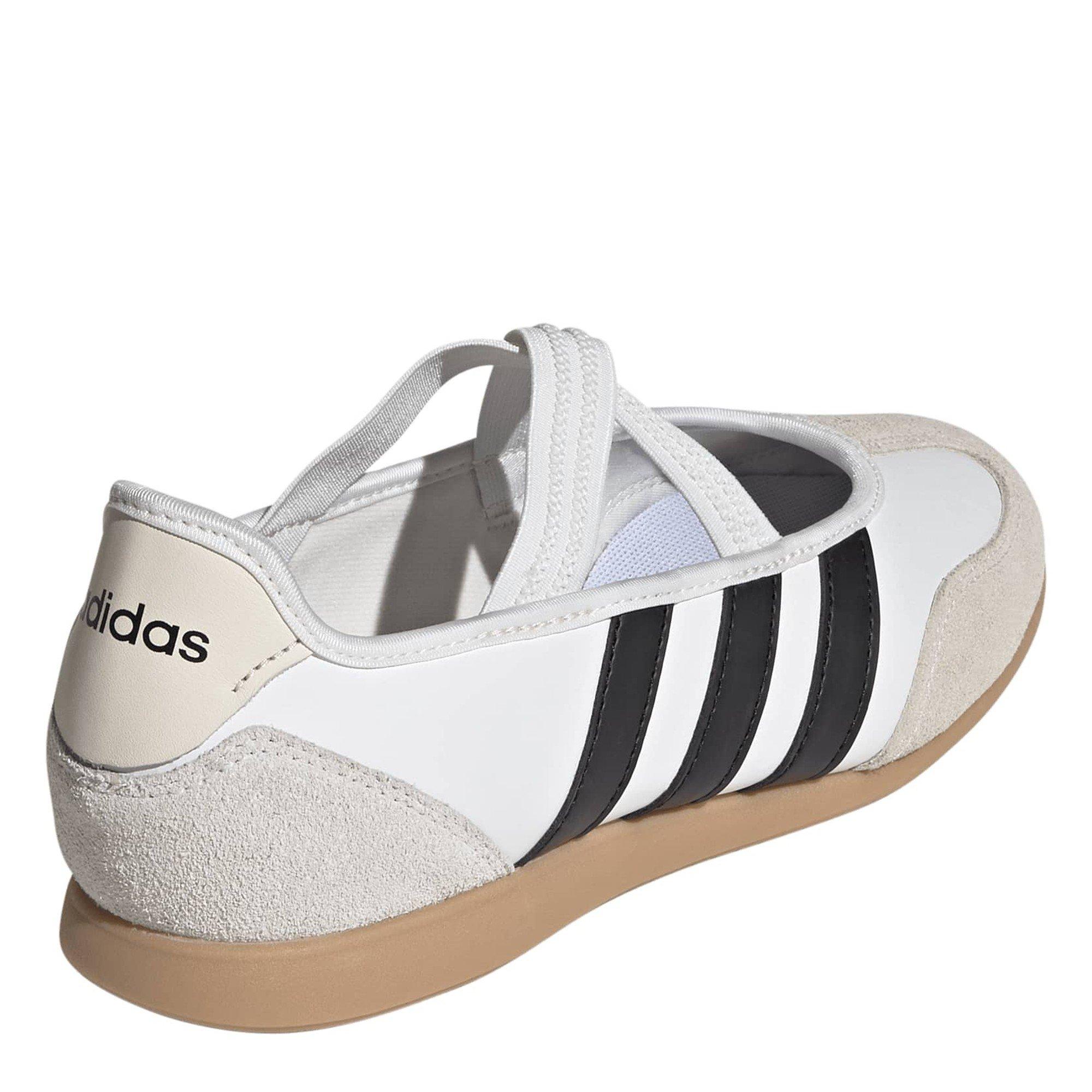 Weiß/Schwarz/Kaugummi - adidas - Women's Low-Top Trainers - 4