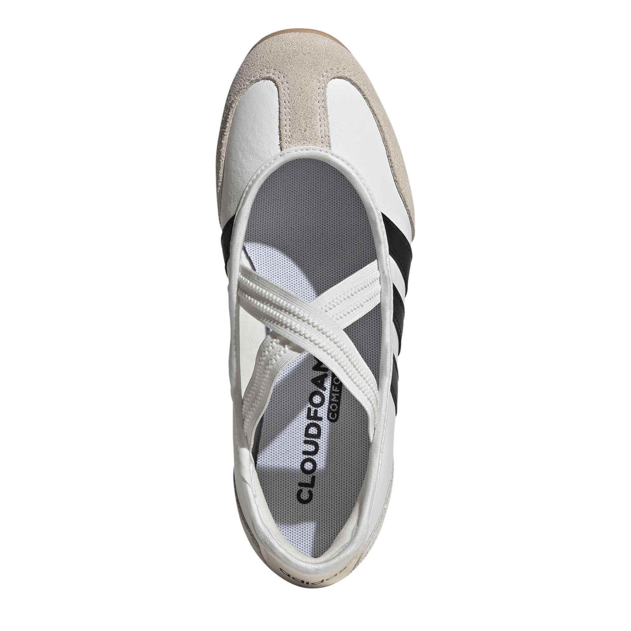 Weiß/Schwarz/Kaugummi - adidas - Women's Low-Top Trainers - 5