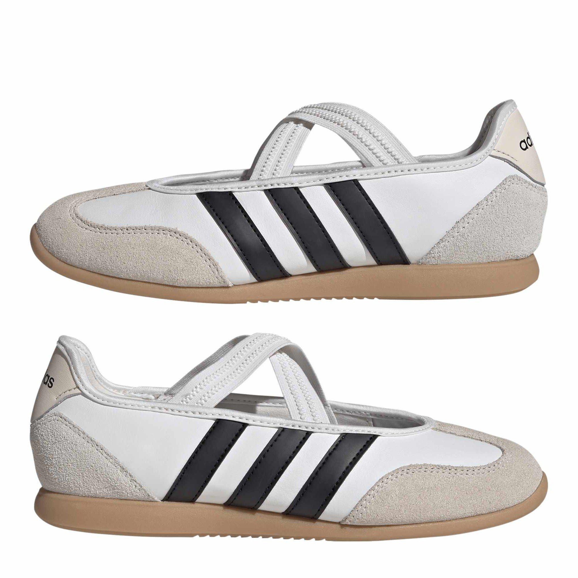 Weiß/Schwarz/Kaugummi - adidas - Women's Low-Top Trainers - 9