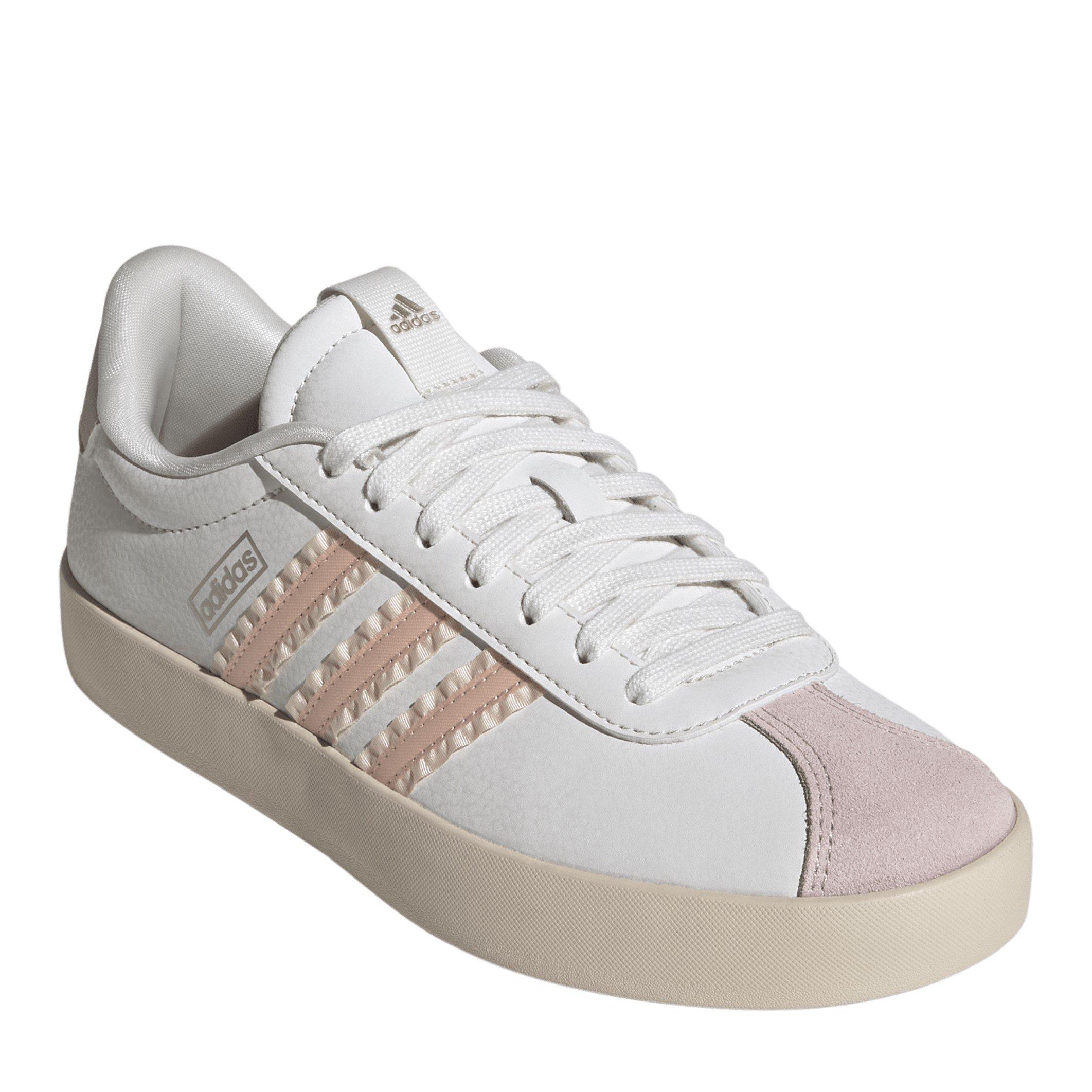 White/Pink/Met - adidas - Women's Low-Top Trainers - 3