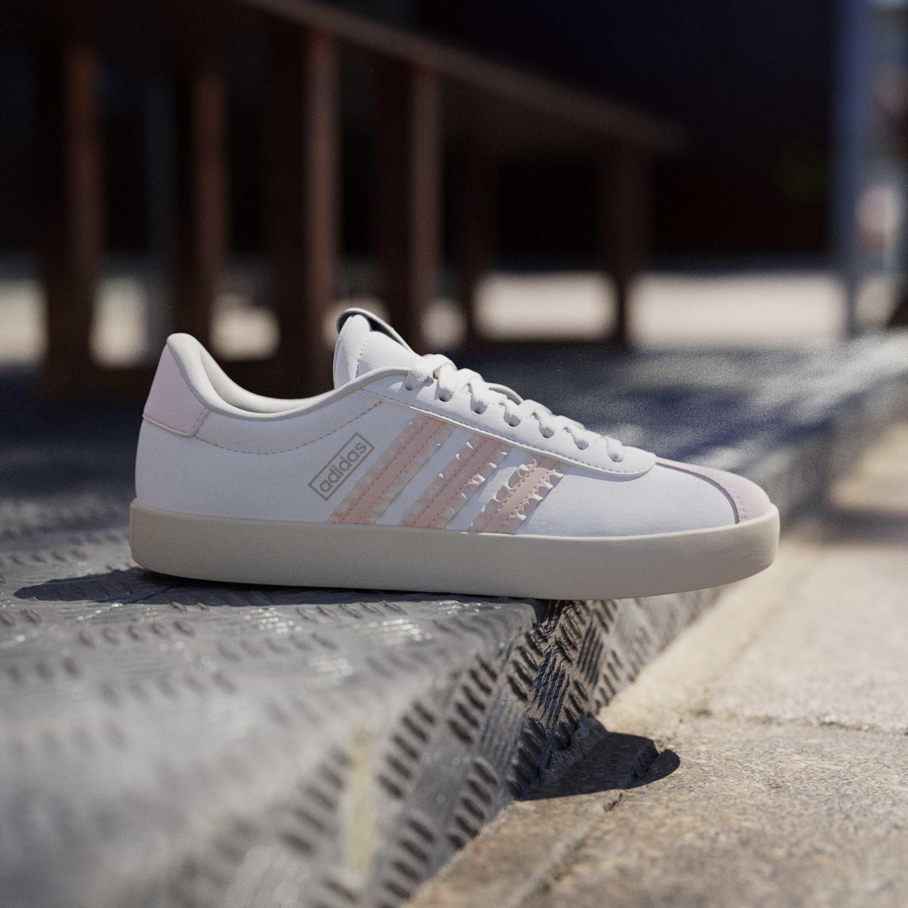 White/Pink/Met - adidas - Women's Low-Top Trainers - 10