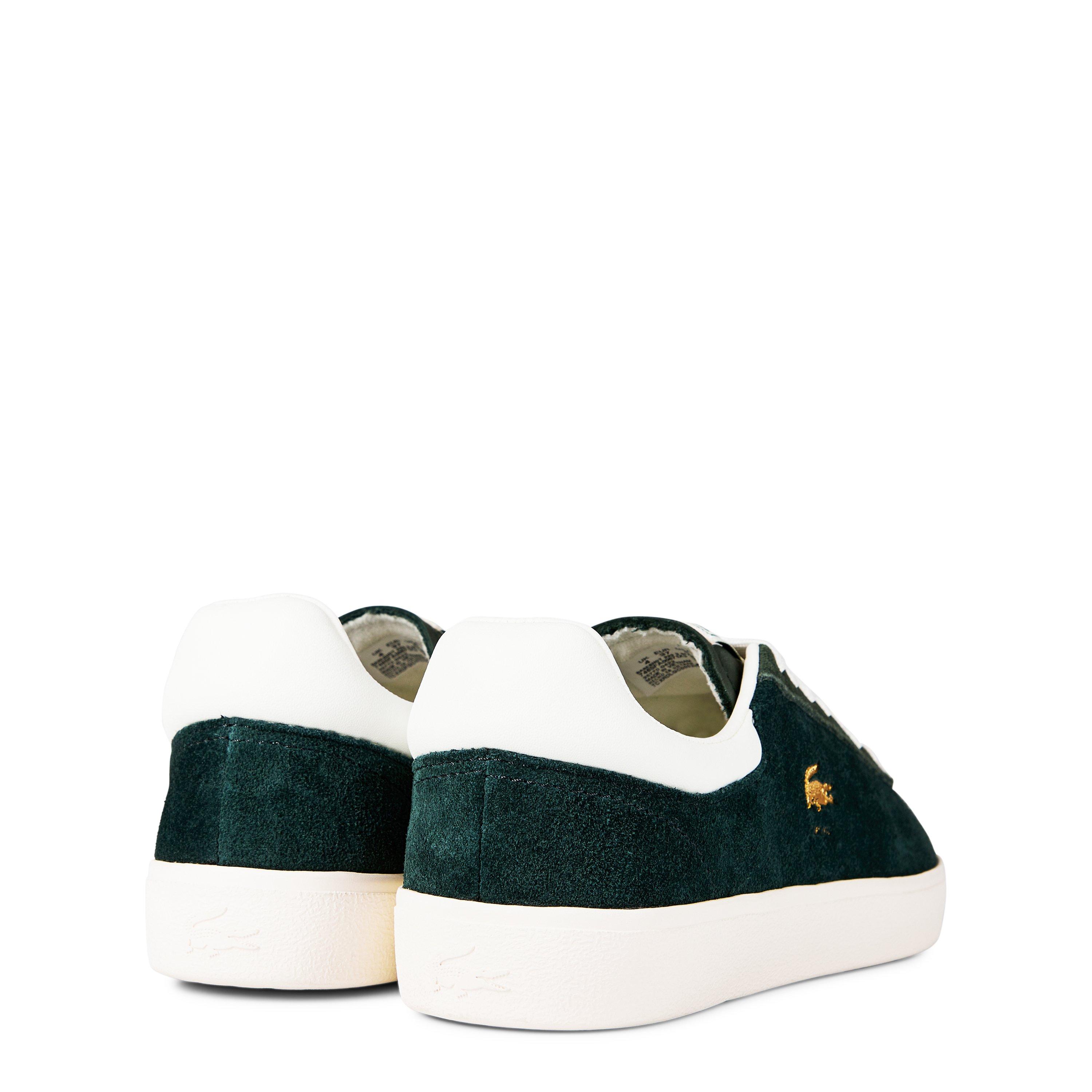 DK Green - Lacoste - Women's Baseshot Premium Suede Court Trainers - 5