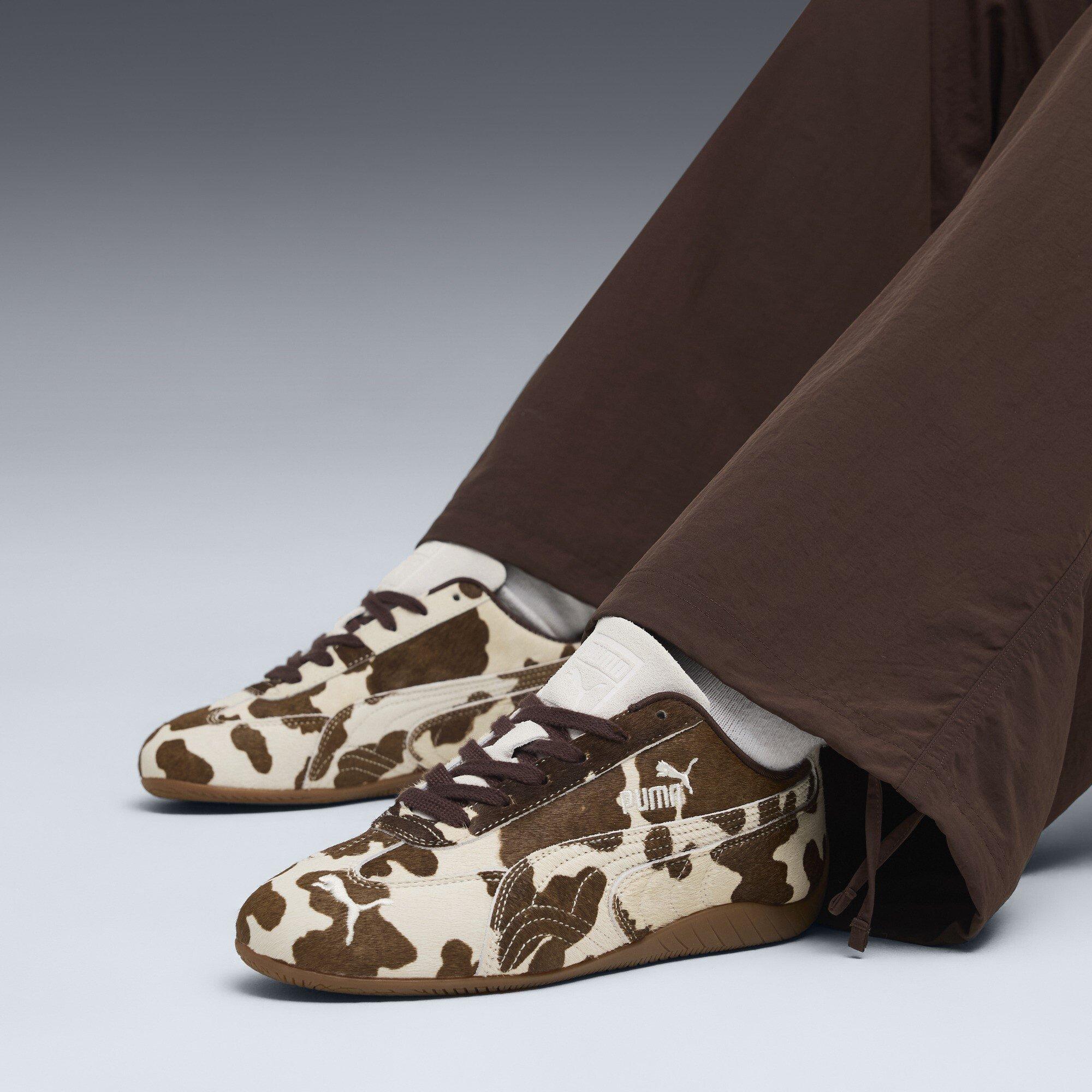 Cow - Puma - Women's SpeedCat Pony Low-Top Trainers - 3