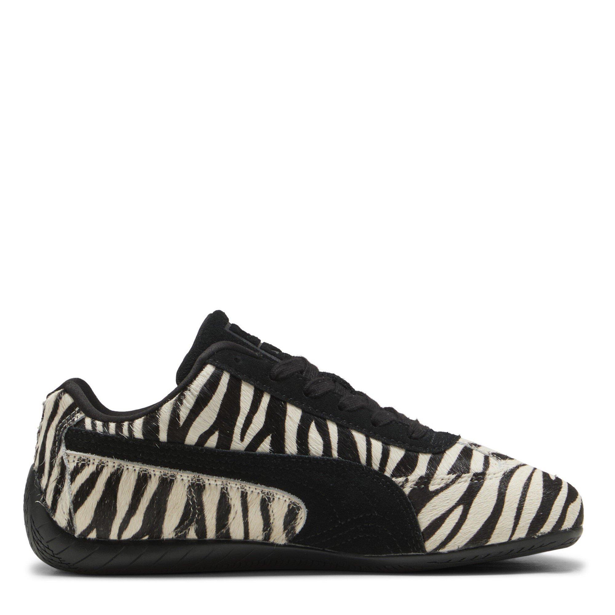 Black/White - Puma - Women's SpeedCat Pony Low-Top Trainers - 5