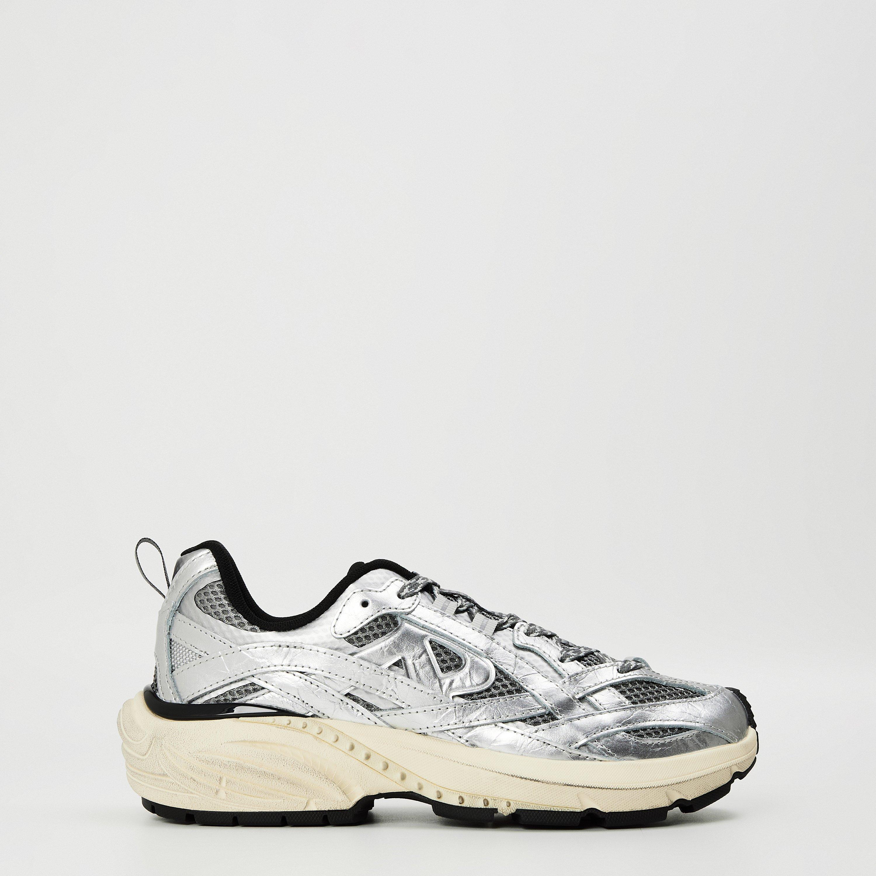 Represent Women's Storm Runner Chunky Trainers - Silver - Size 7 (40)