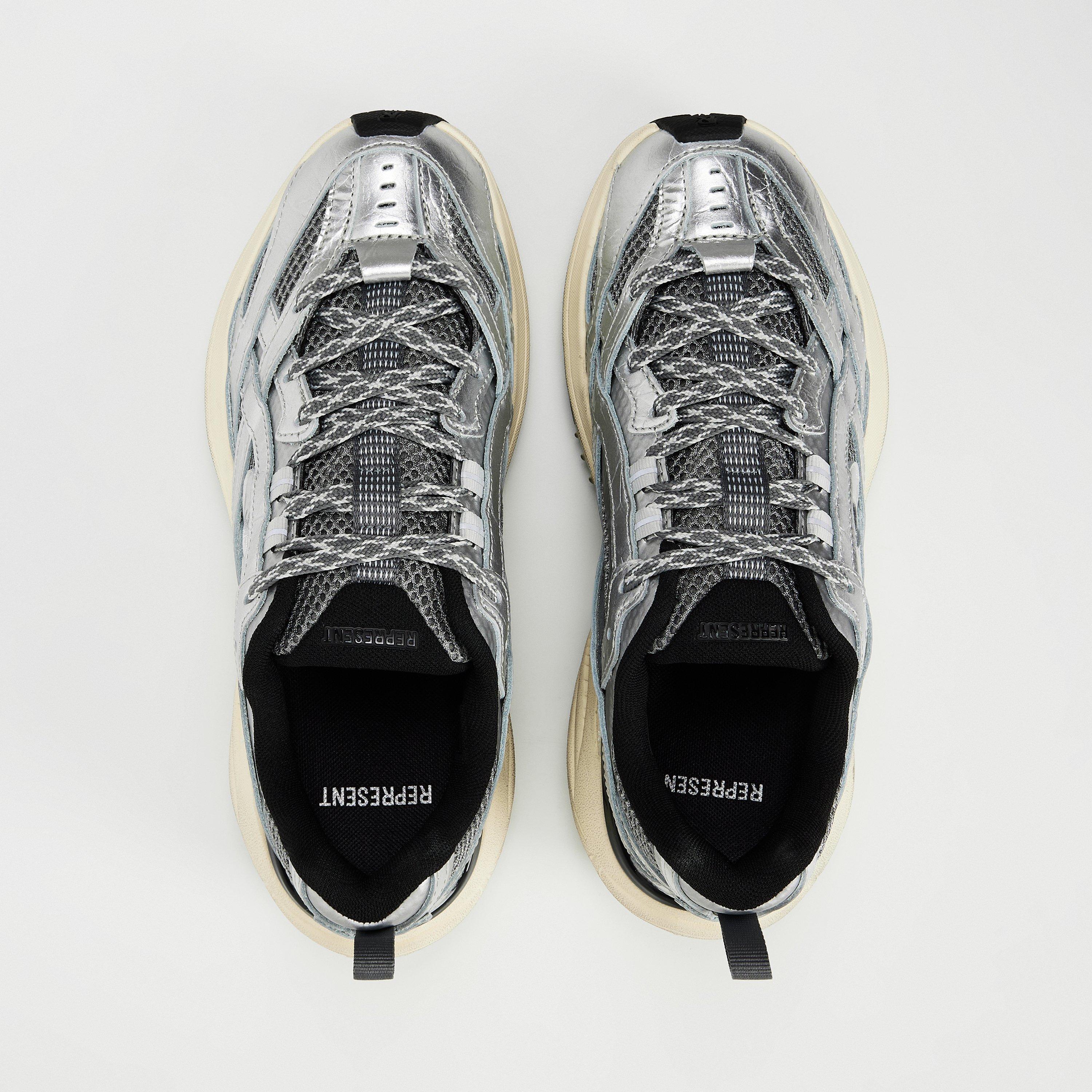 Silver - Represent - Women's Storm Runner Chunky Trainers - 5