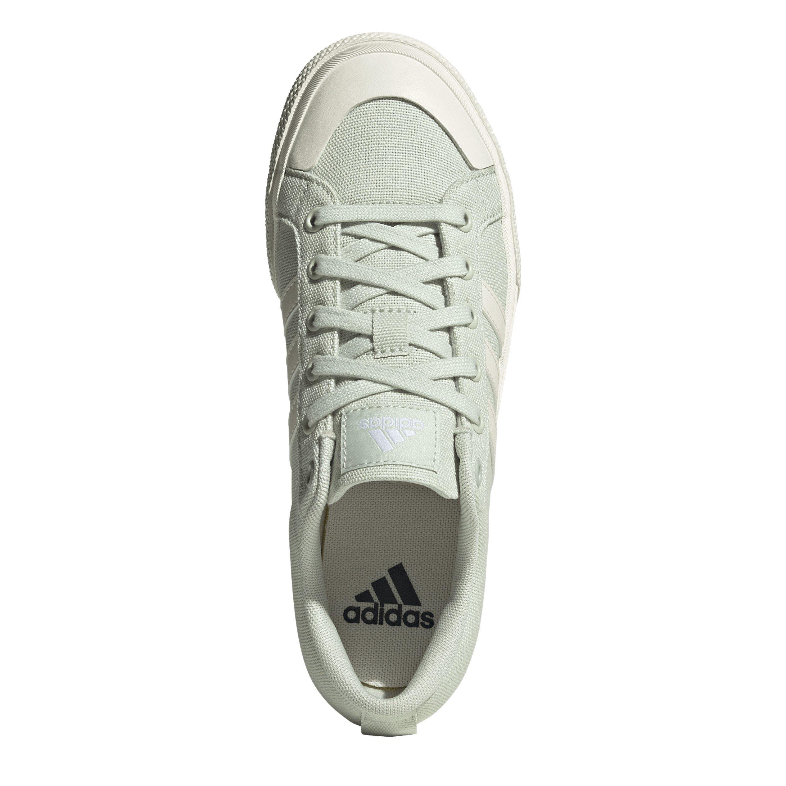 Leinen Grün/Off - adidas - Bravada 2.0 Canvas Platform Skate Shoes - 5