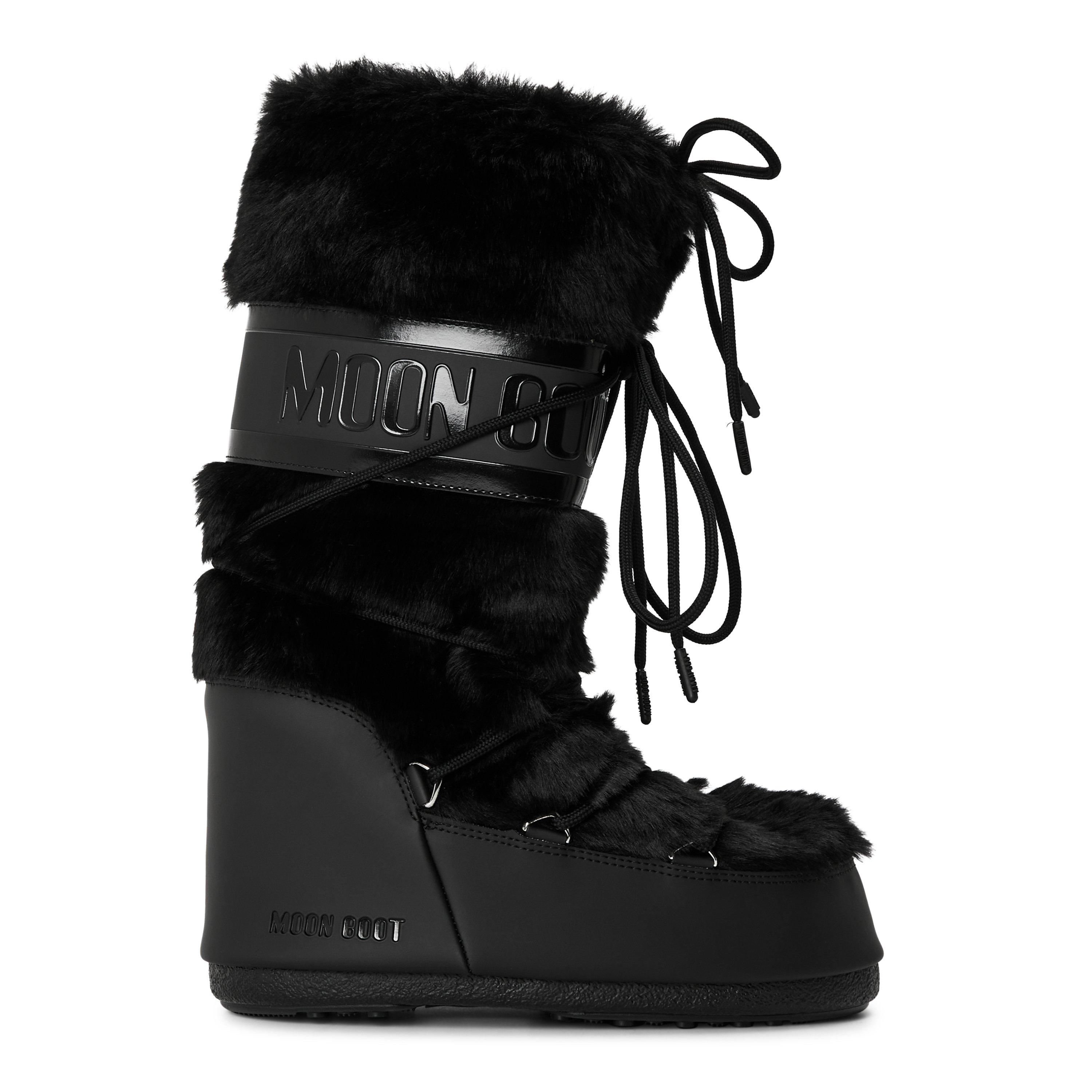 Black - Moon Boot - Icon Faux-Fur Boots - 1