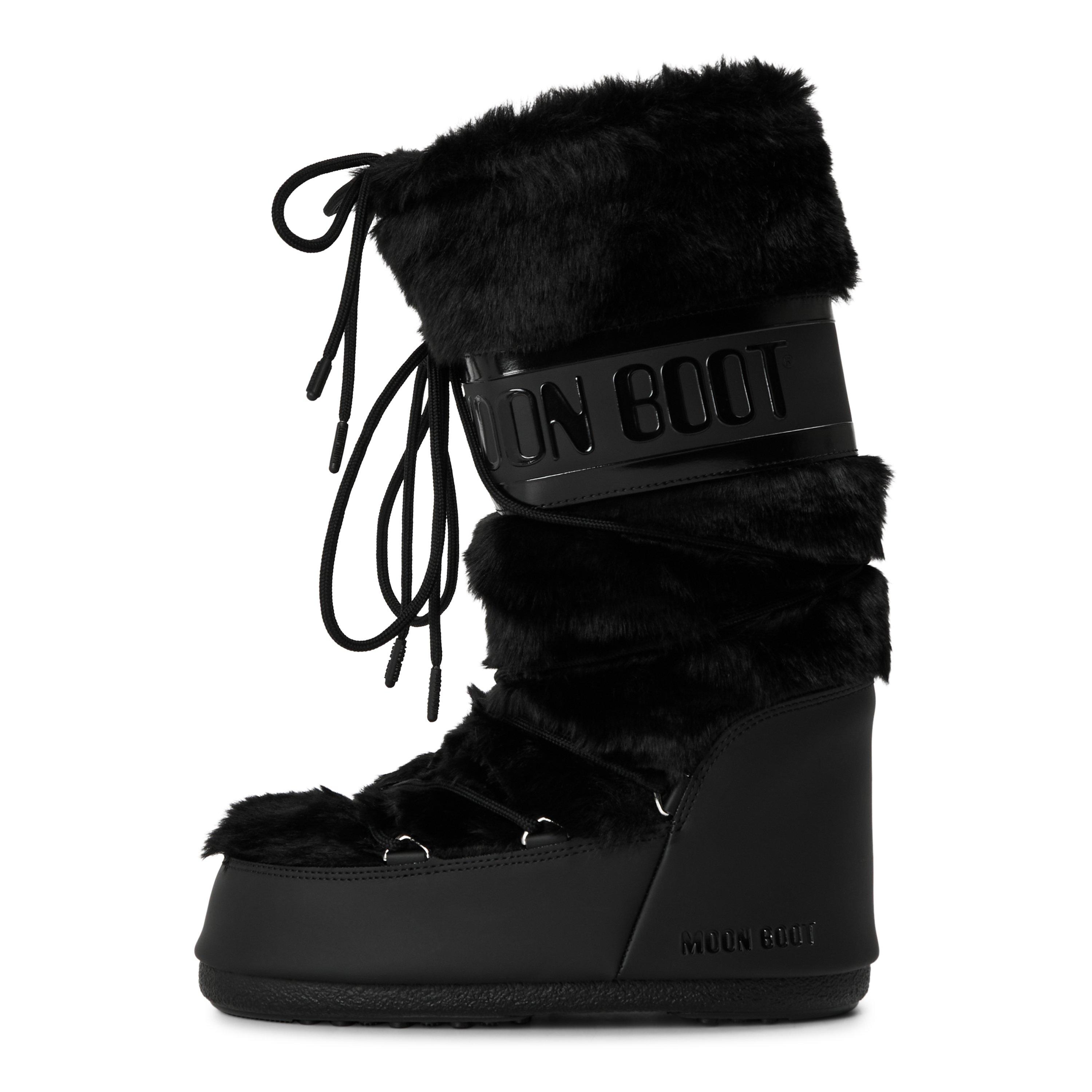 Black - Moon Boot - Icon Faux-Fur Boots - 2