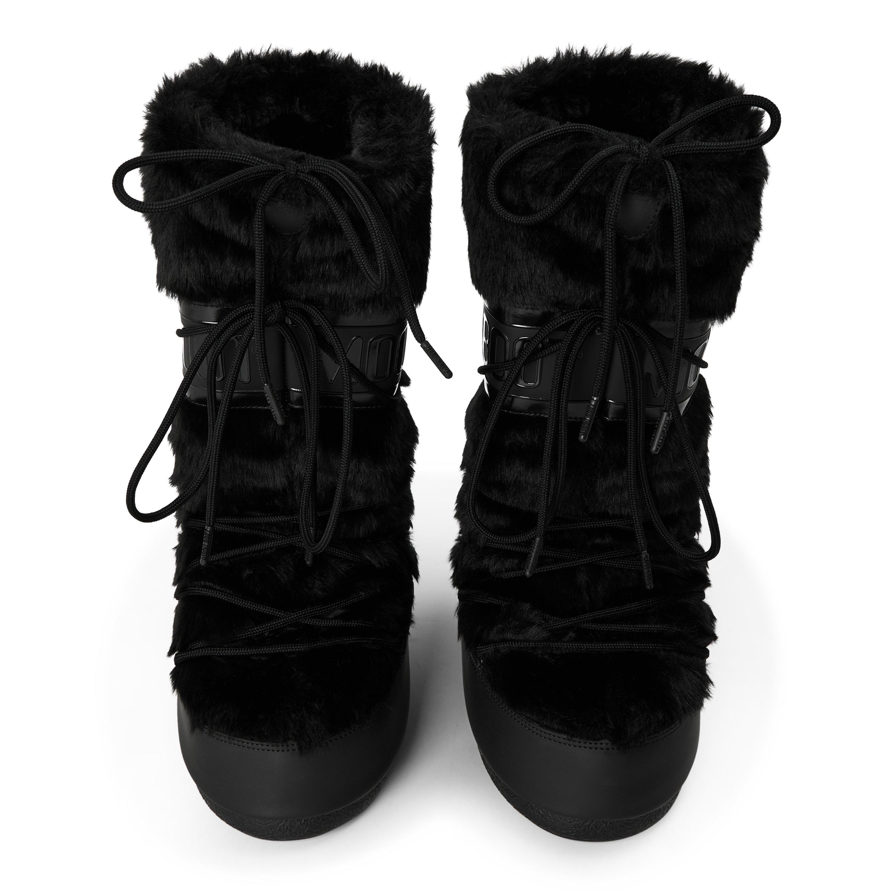 Black - Moon Boot - Icon Faux-Fur Boots - 4