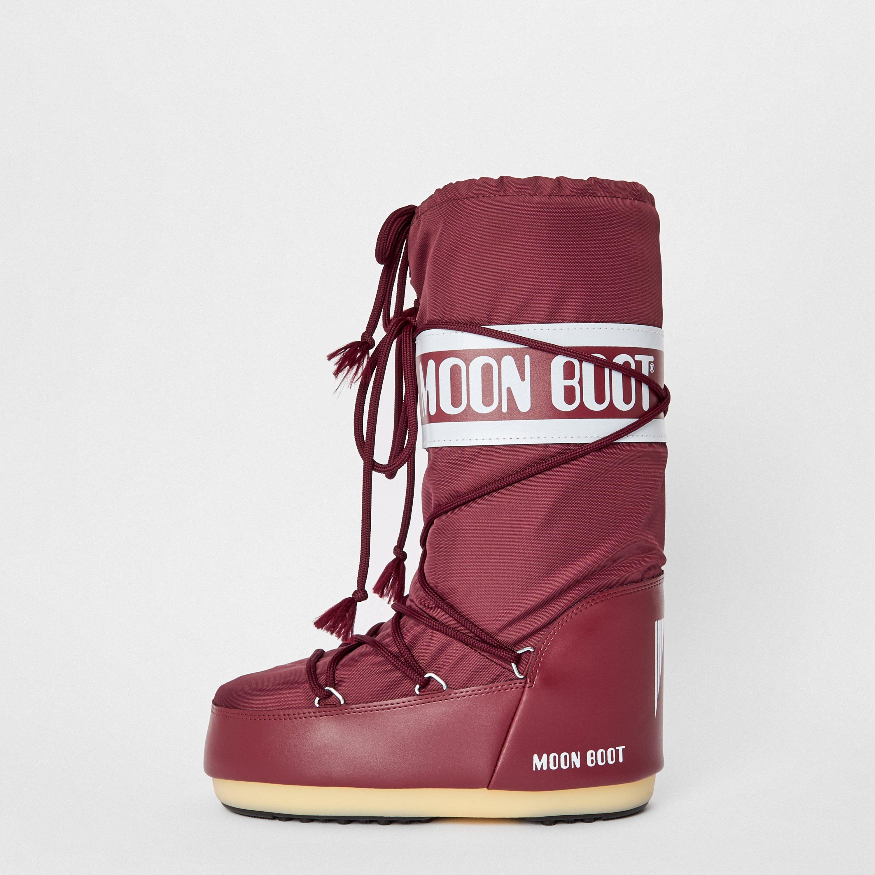 Burgandy - Moon Boot - Icon Nylon Boots - 2