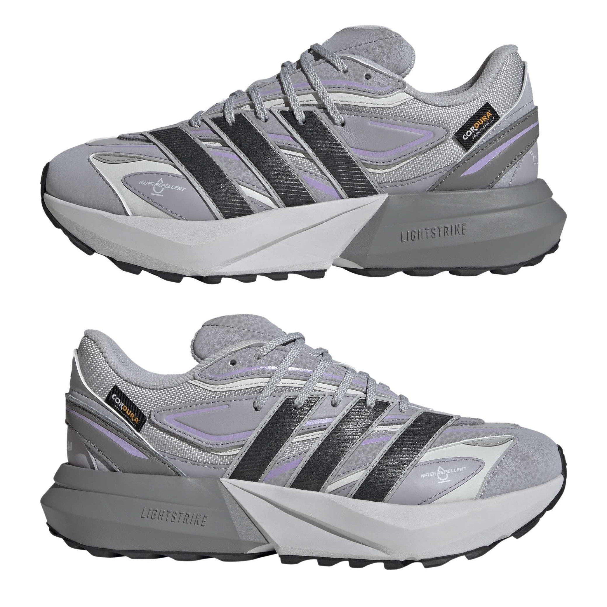 Grey/ Plum - adidas - Women's Lightblaze Runners - 9