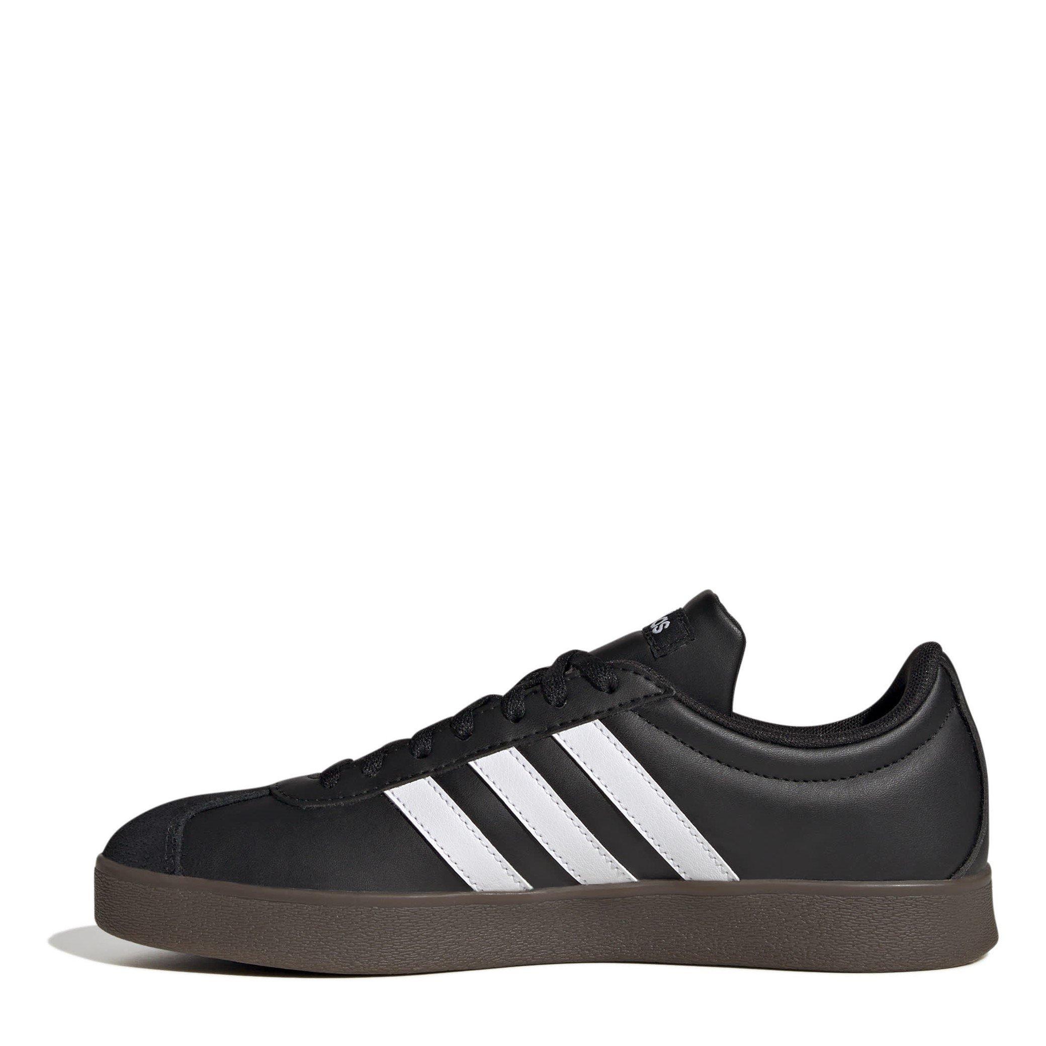 CBlk/White/CBlk - adidas - VL Court Base Womens Shoes - 2