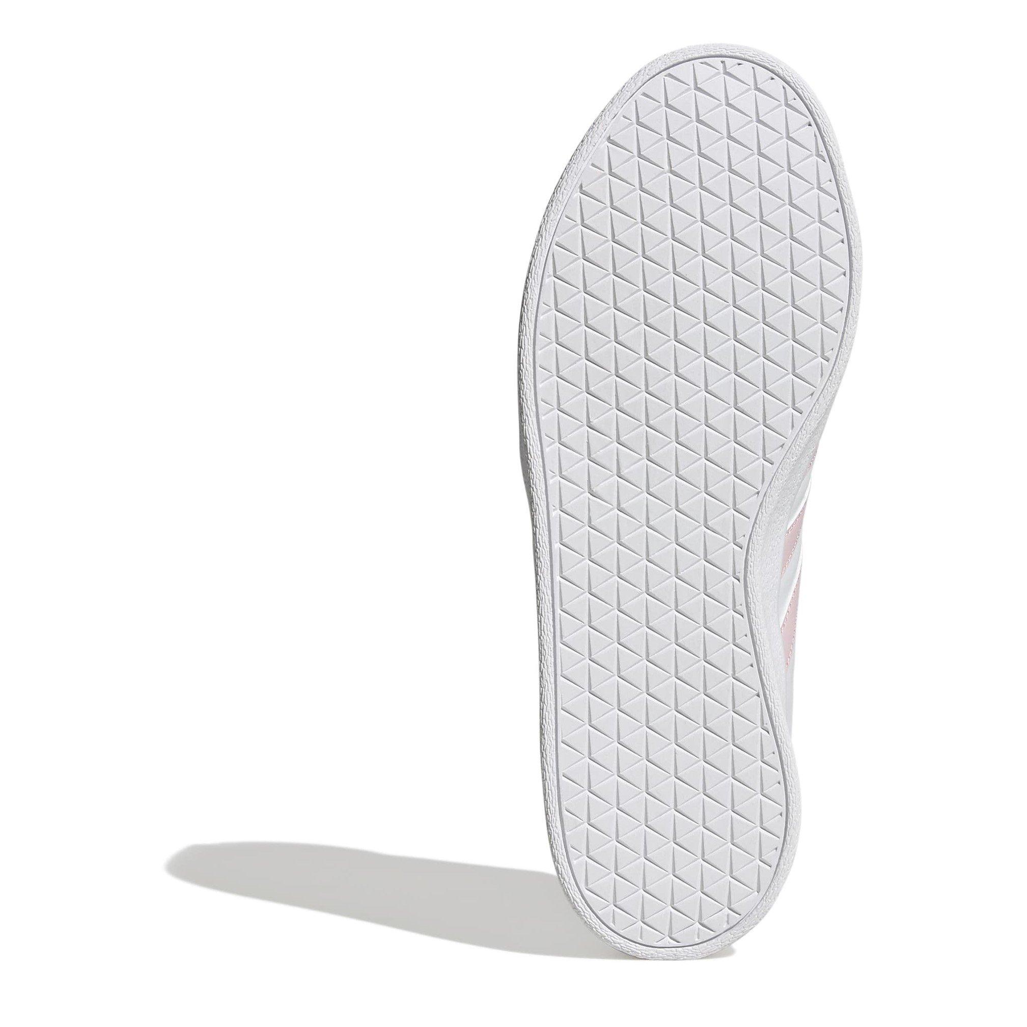 Wht/Pink/Grey - adidas - VL Court Base Womens Shoes - 6