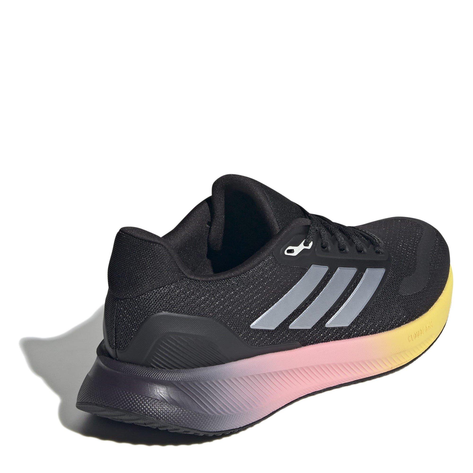 Black/Iron/Wht - adidas - Runfalcon 5 Womens Running Shoes - 4