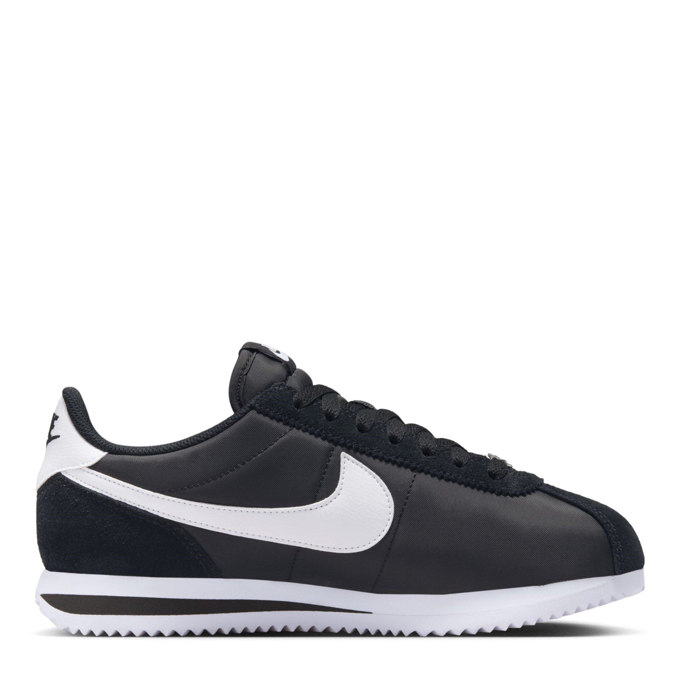 Black/White - Nike - Cortez Textile Runners Womens - 1