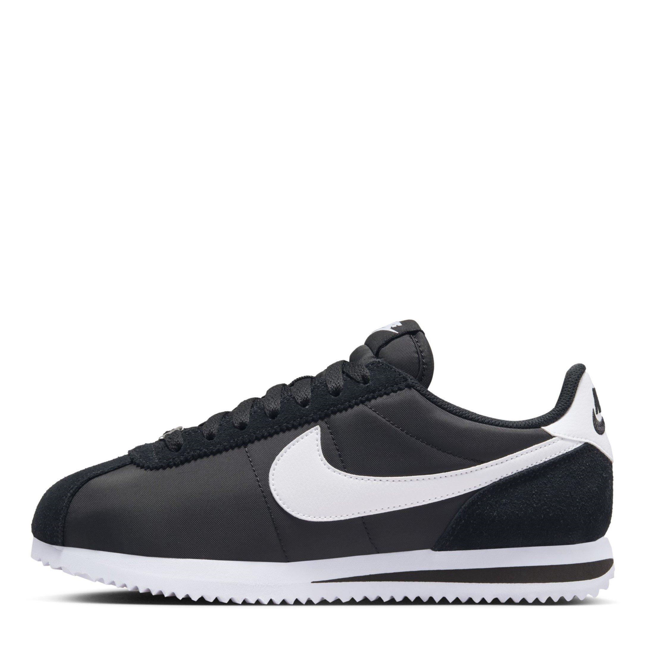 Black/White - Nike - Cortez Textile Runners Womens - 2