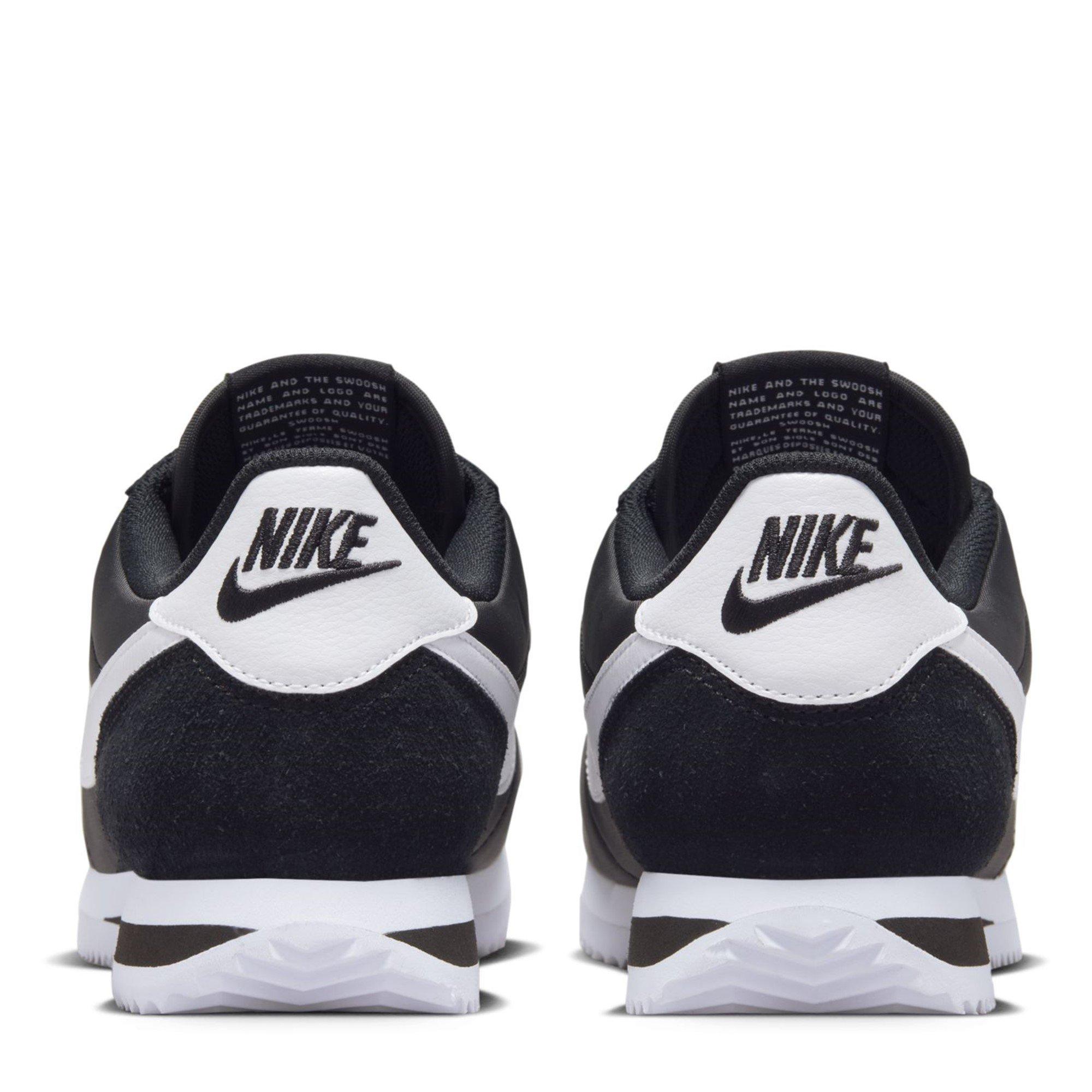 Black/White - Nike - Cortez Textile Runners Womens - 6