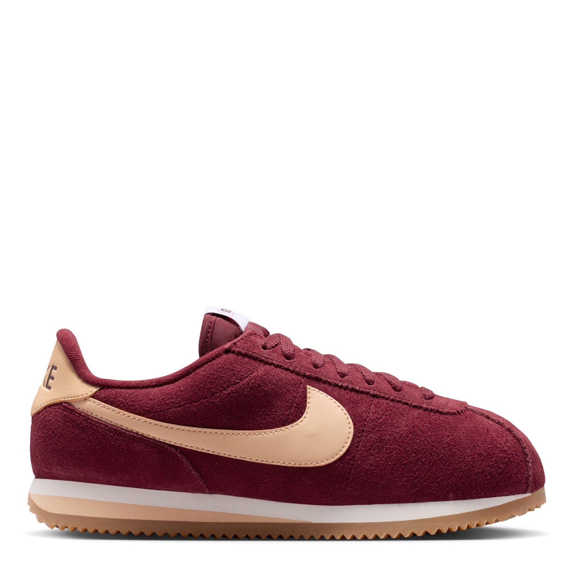 Nike Women's Cortez Textile Runners - Team Red/Pink - 5.5 (39)
